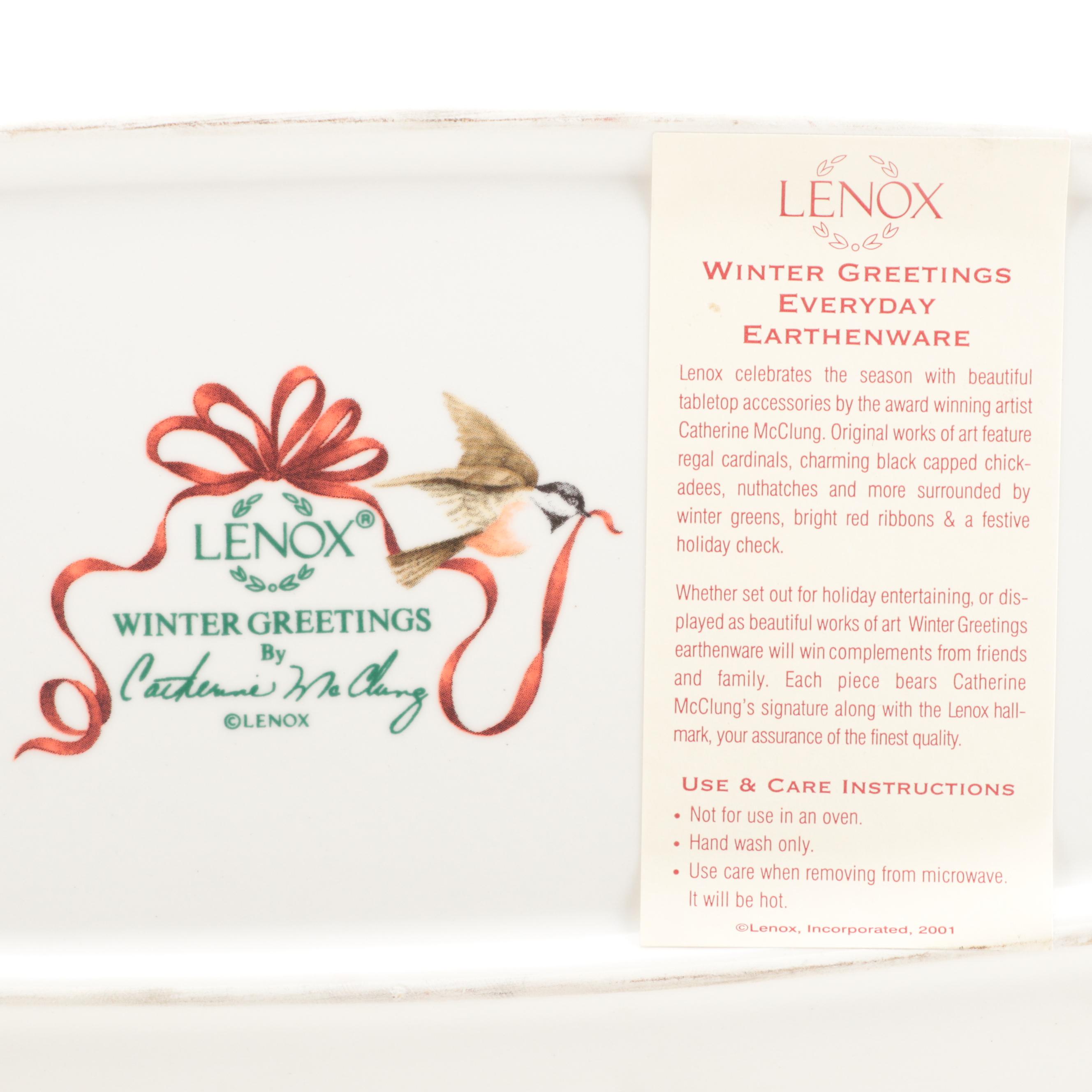 Lenox "Winter Greetings Everyday" Dinnerware Collection