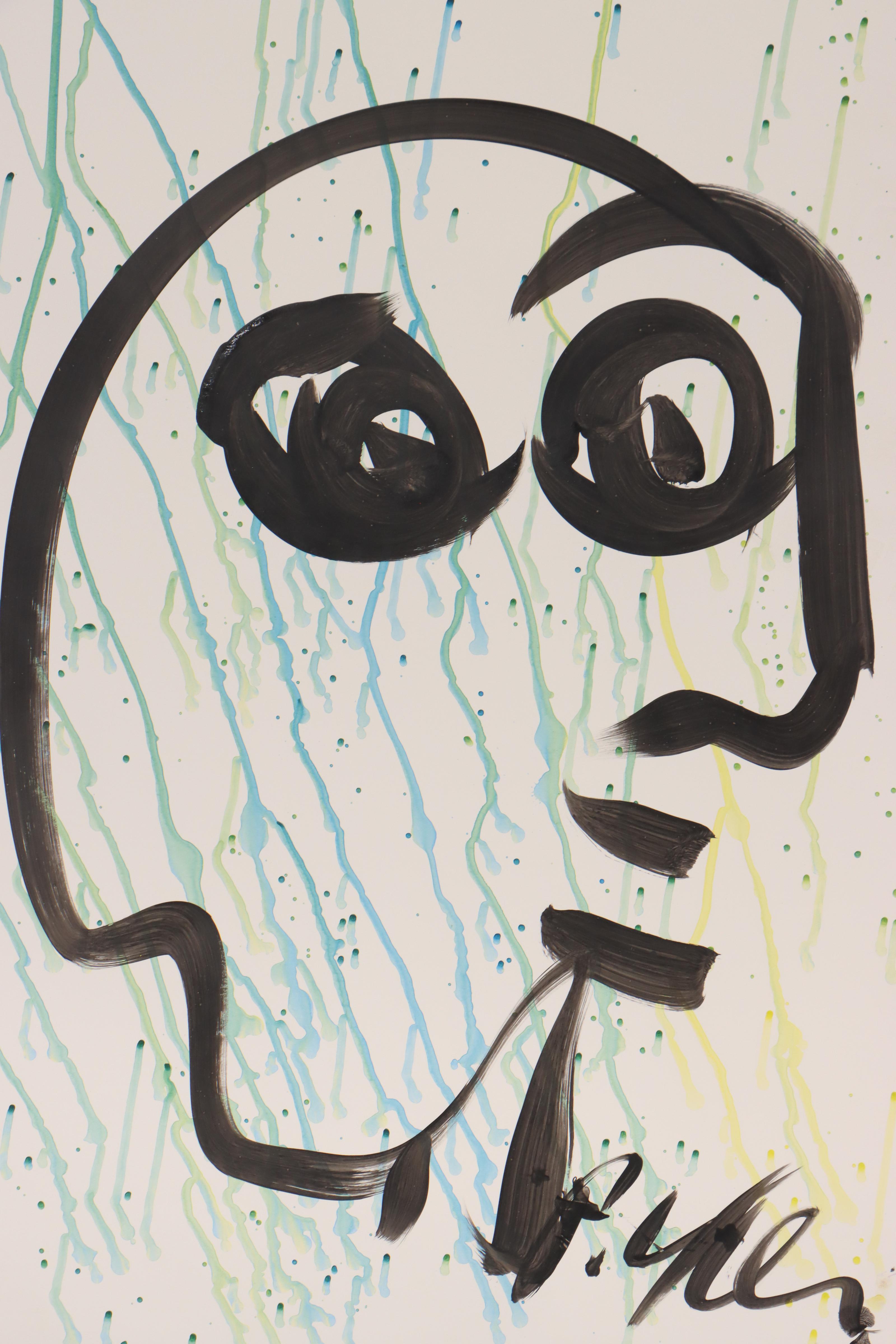 Peter Keil Abstract Acrylic Portrait