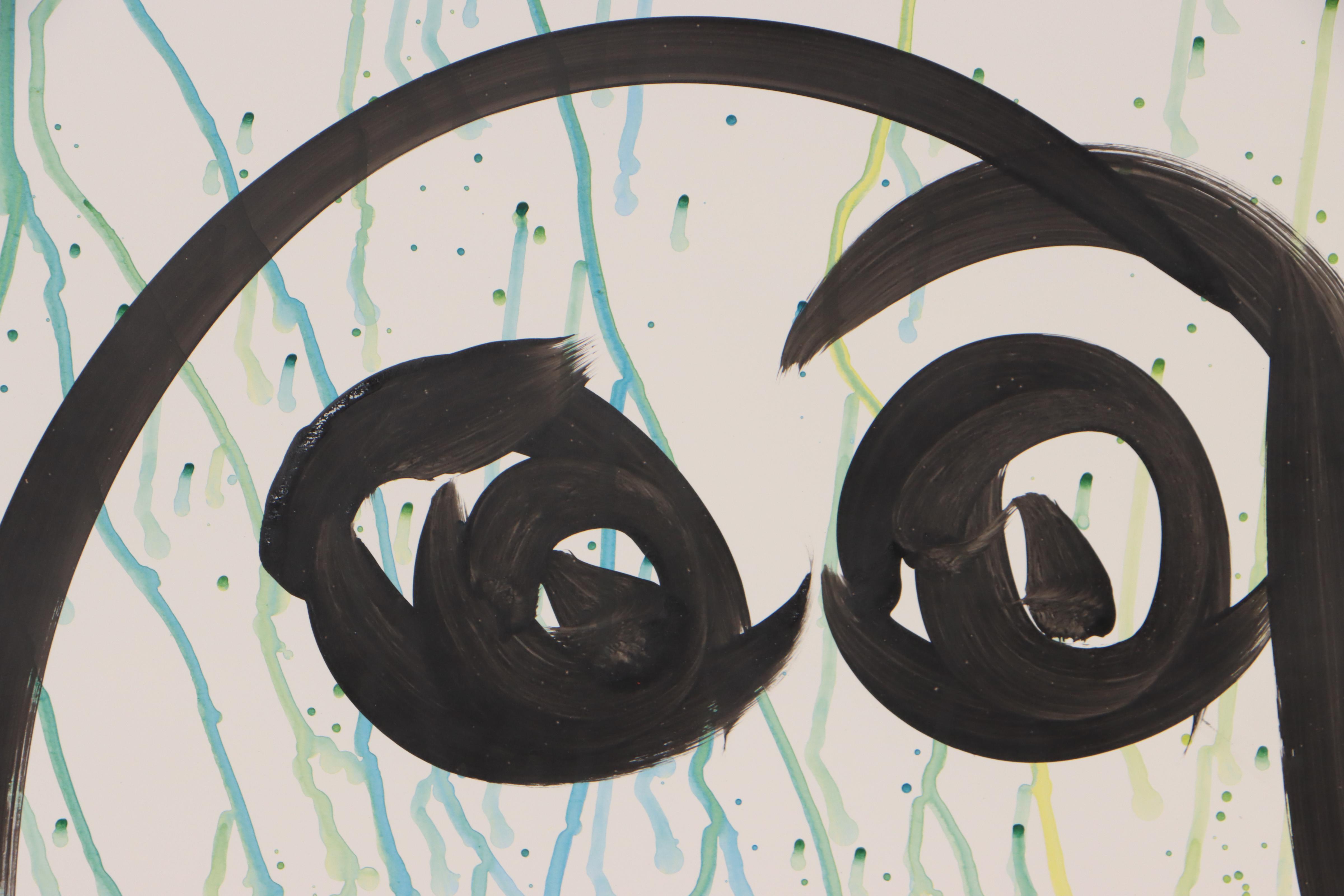 Peter Keil Abstract Acrylic Portrait