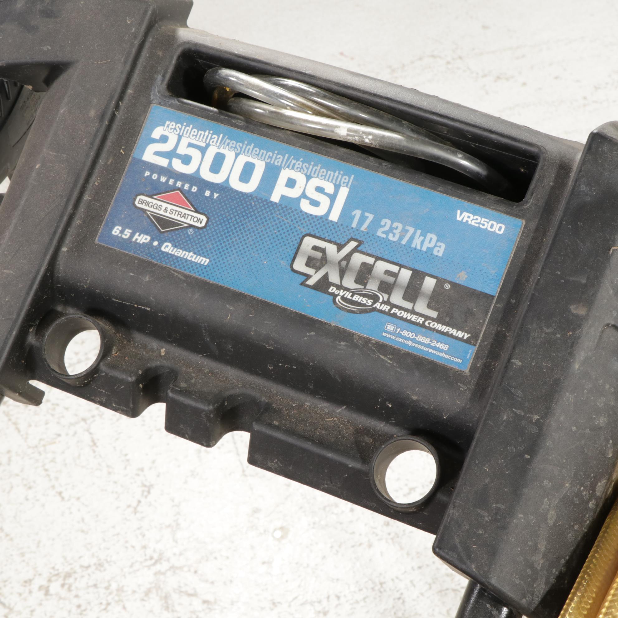 Excell 6.5HP 2500 PSI Gas-Powered Pressure Washer