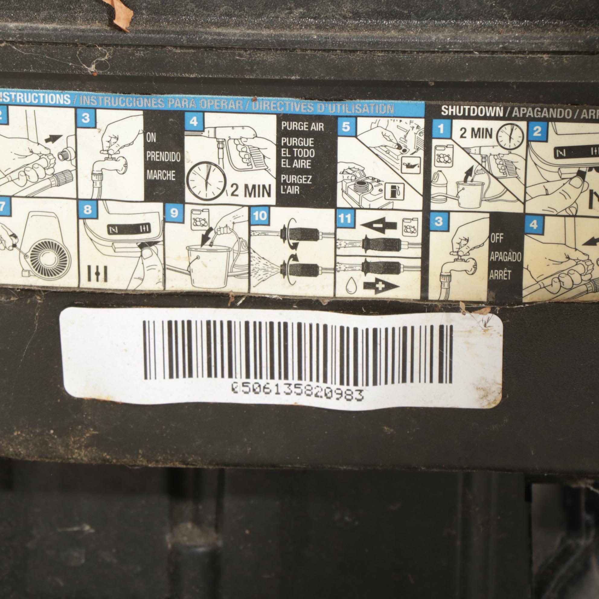 Excell 6.5HP 2500 PSI Gas-Powered Pressure Washer