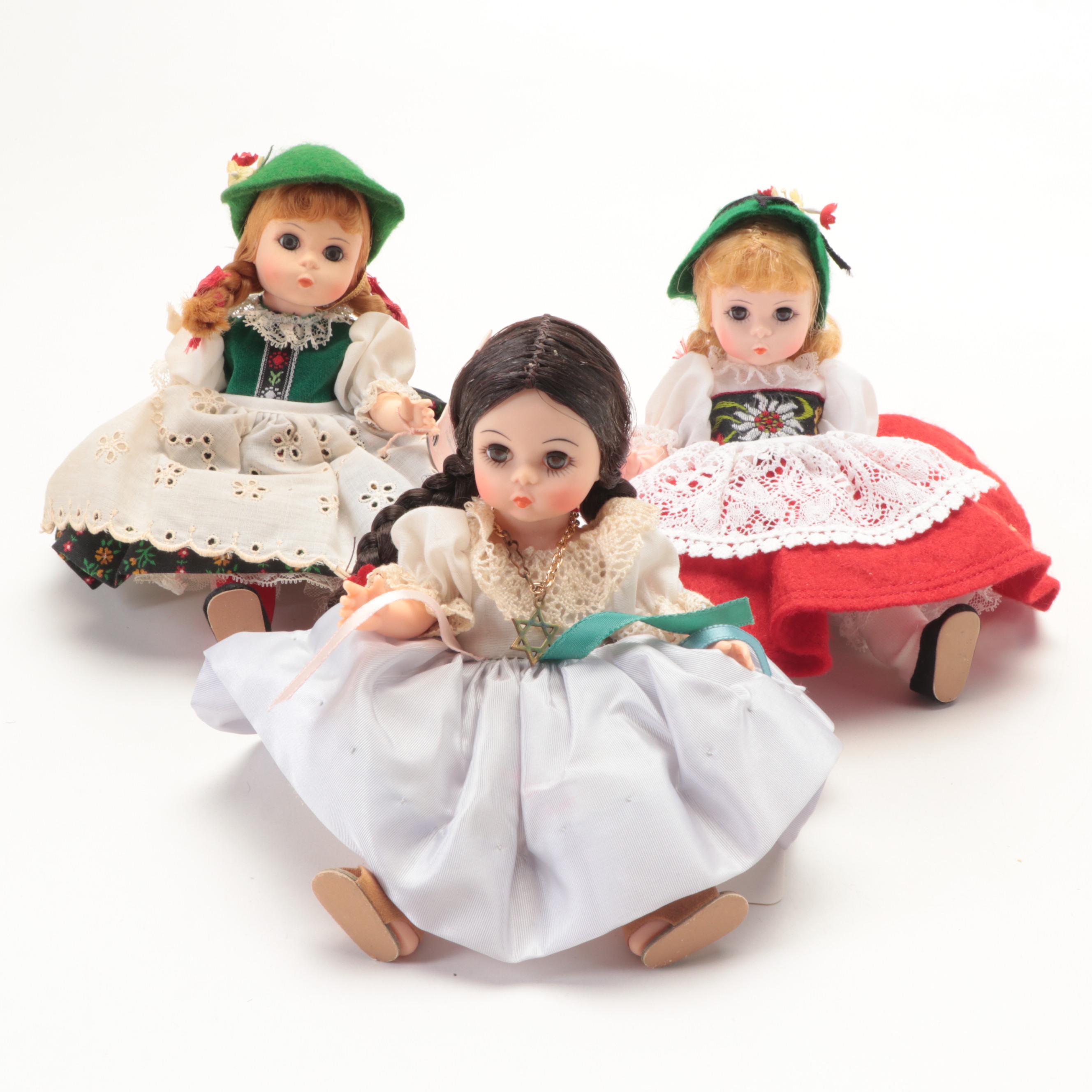 Israel, Poland, Switzerland and Other Madame Alexander Dolls of The World