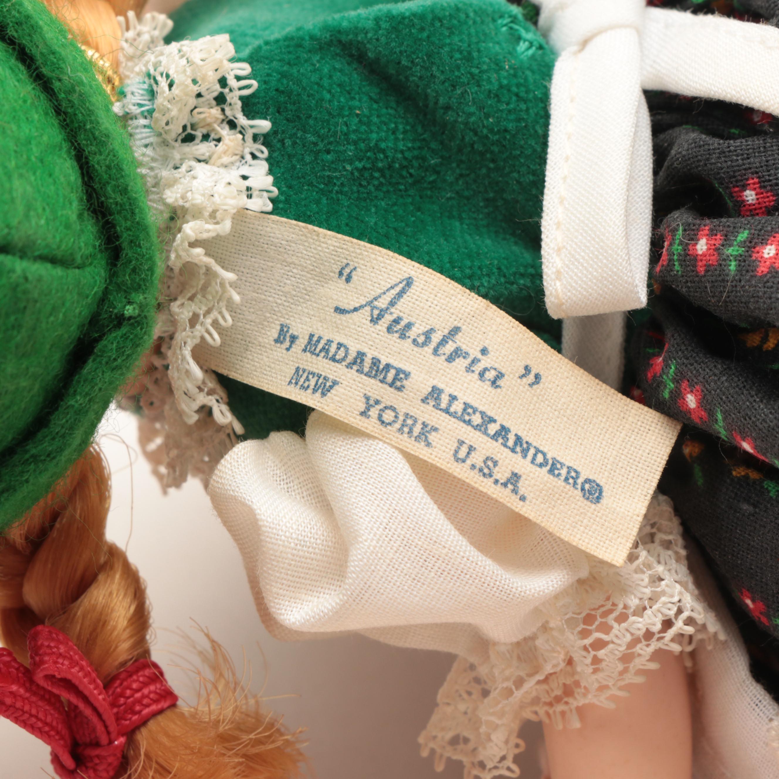 Israel, Poland, Switzerland and Other Madame Alexander Dolls of The World