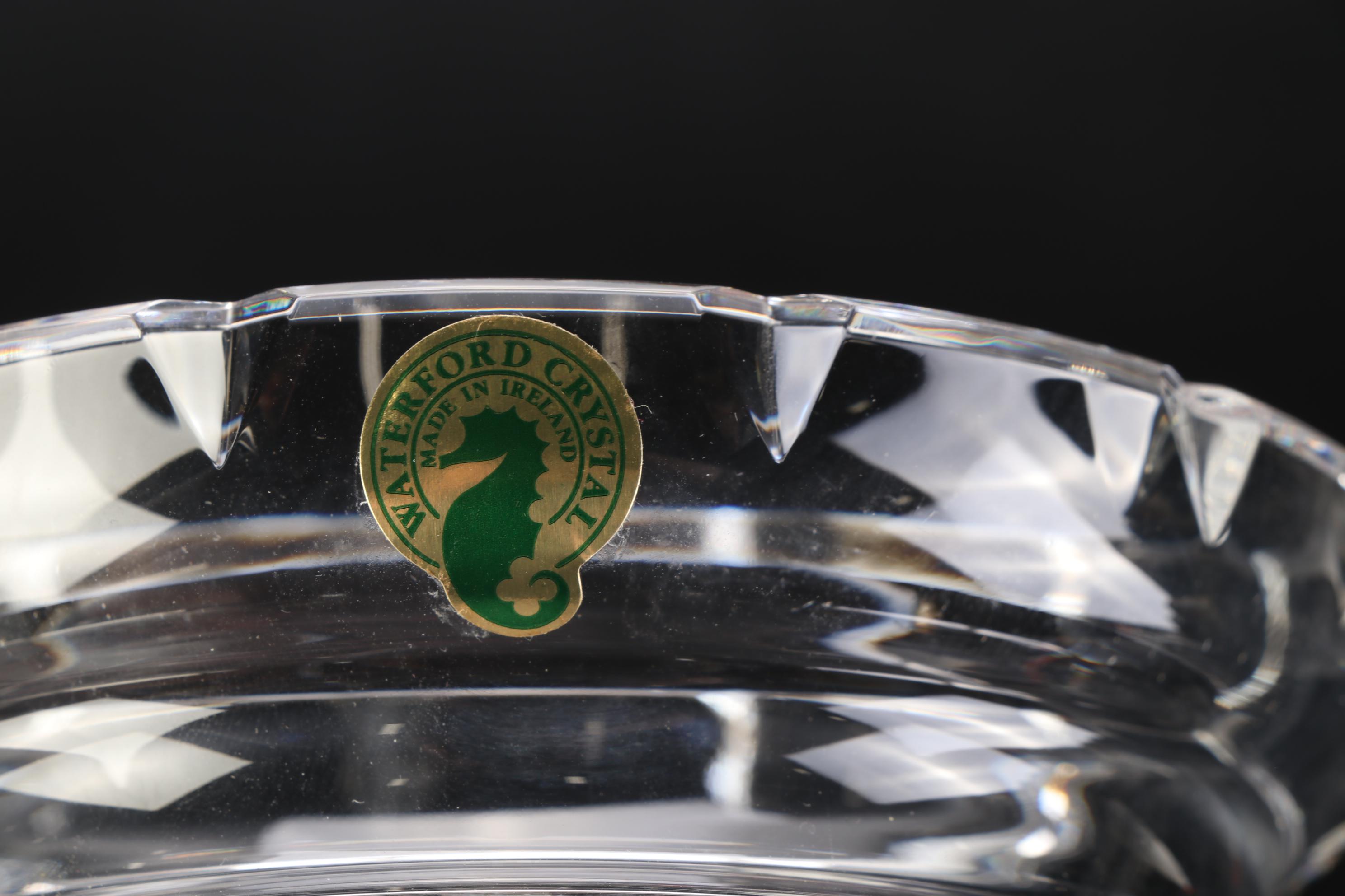 Waterford Crystal "Lismore" Biscuit Barrel with Bud Vases and Rose Bowl