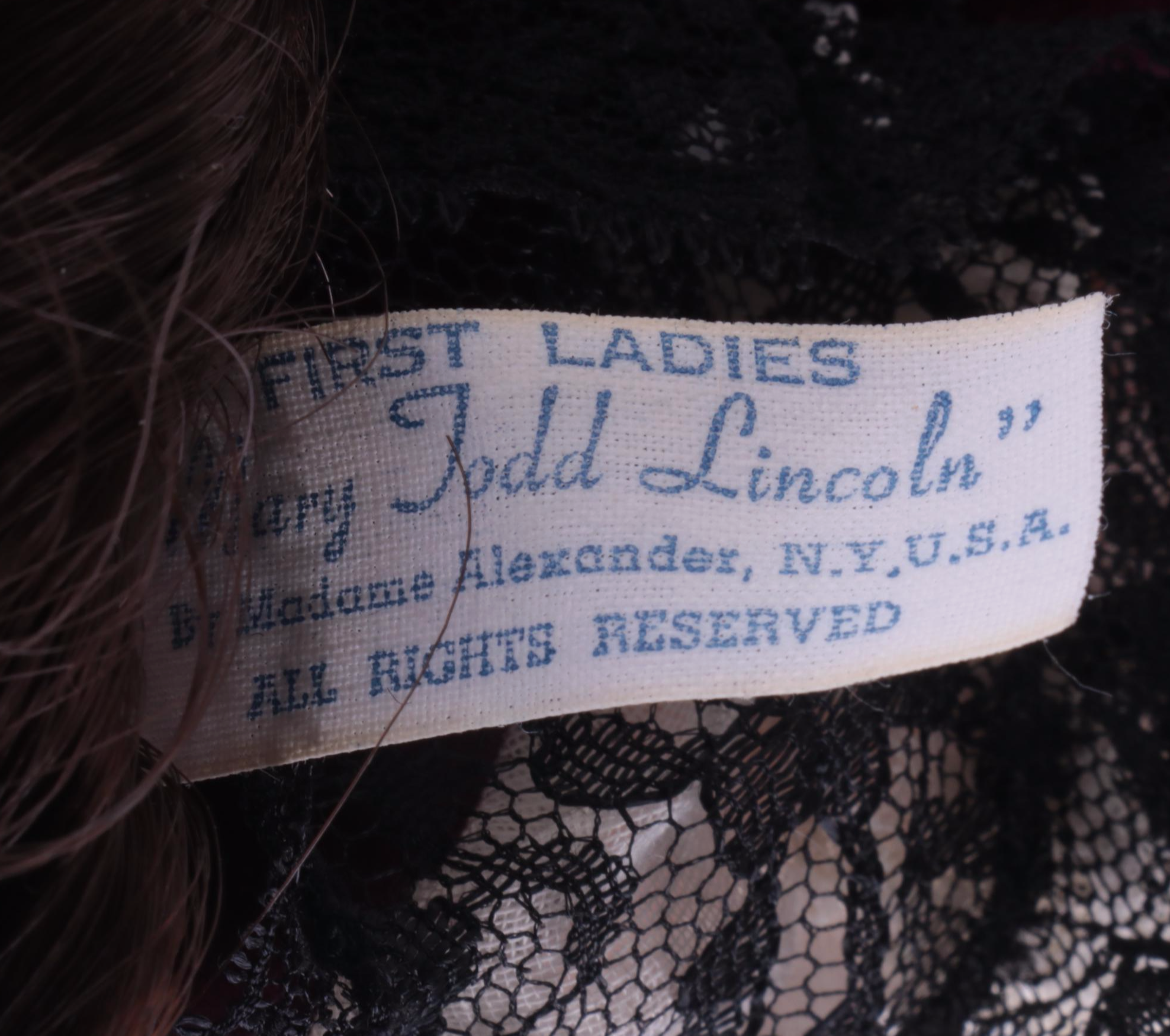 Madame Alexander First Lady Collection Series I-II Dolls