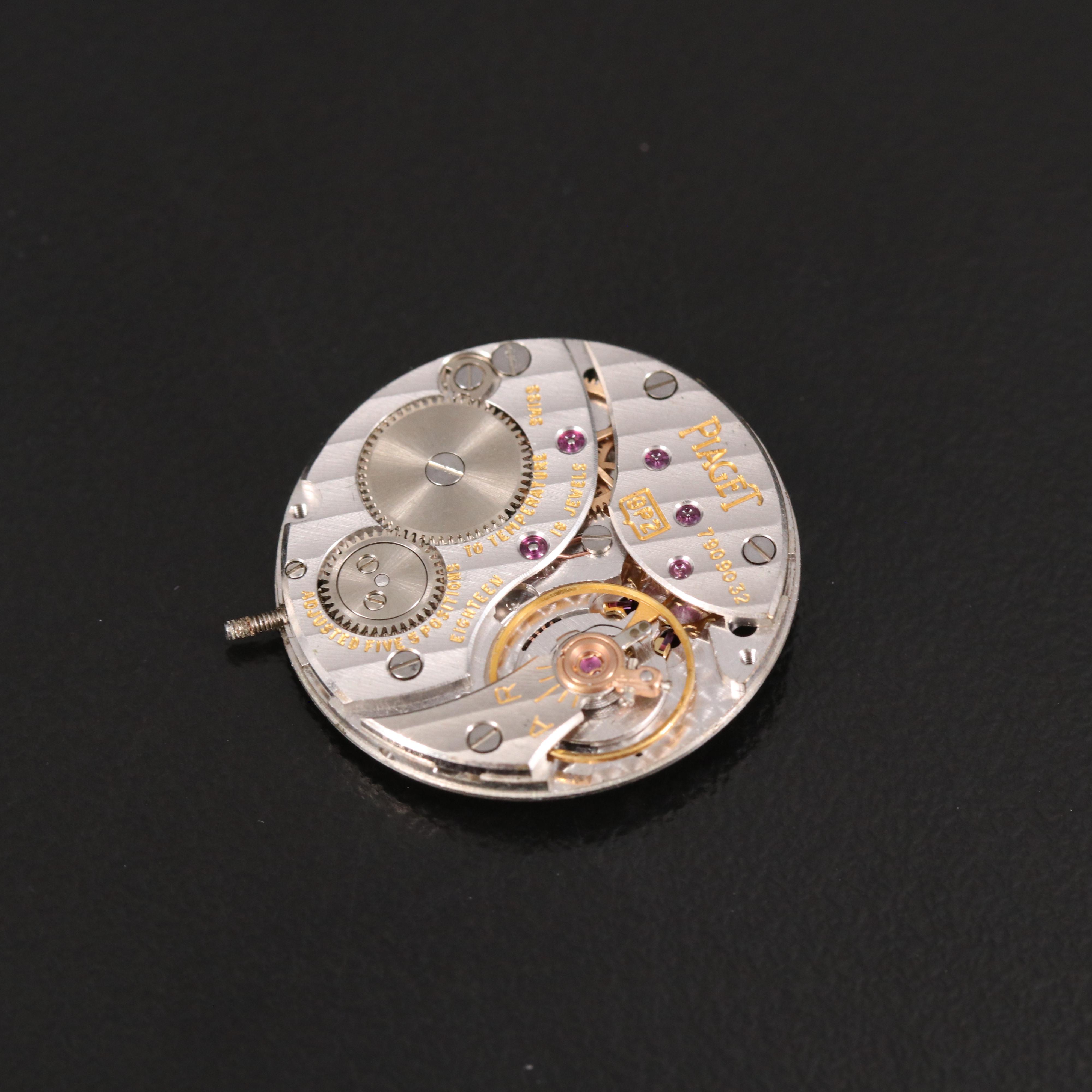 18K Piaget Lapis Lazuli Diamond Dial Watch and Piaget Movement