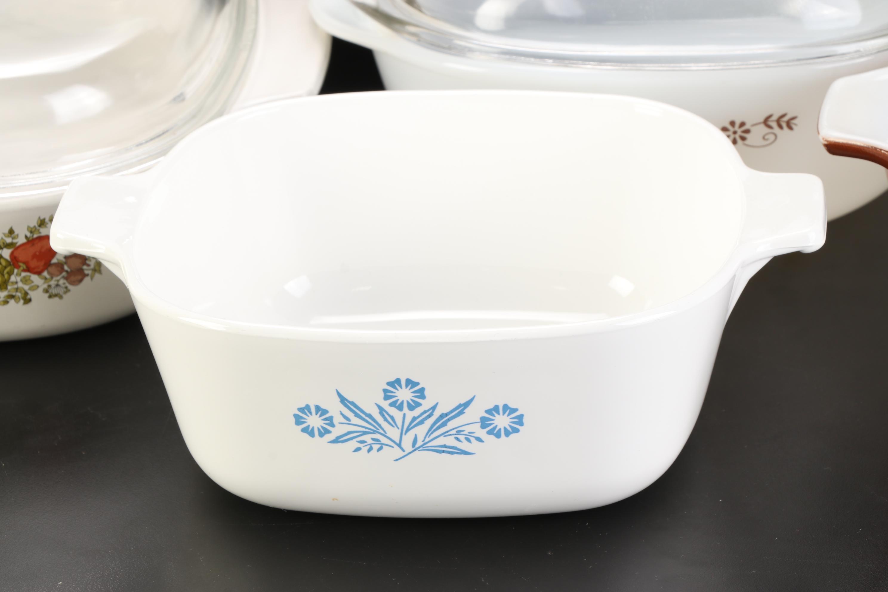 Pyrex, CorningWare, Fire-King and More Casserole Dishes and Mixing Bowls