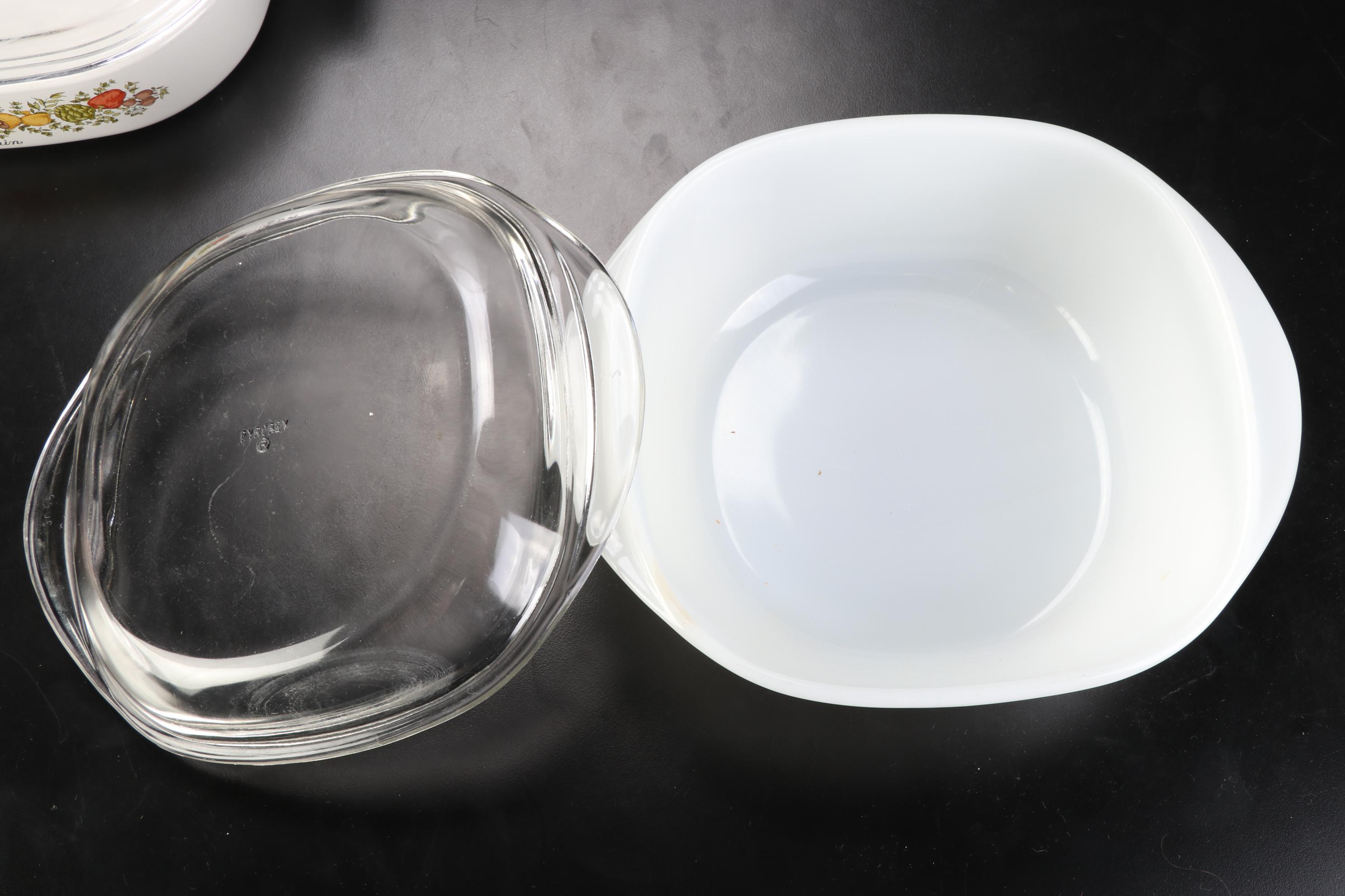 Pyrex, CorningWare, Fire-King and More Casserole Dishes and Mixing Bowls