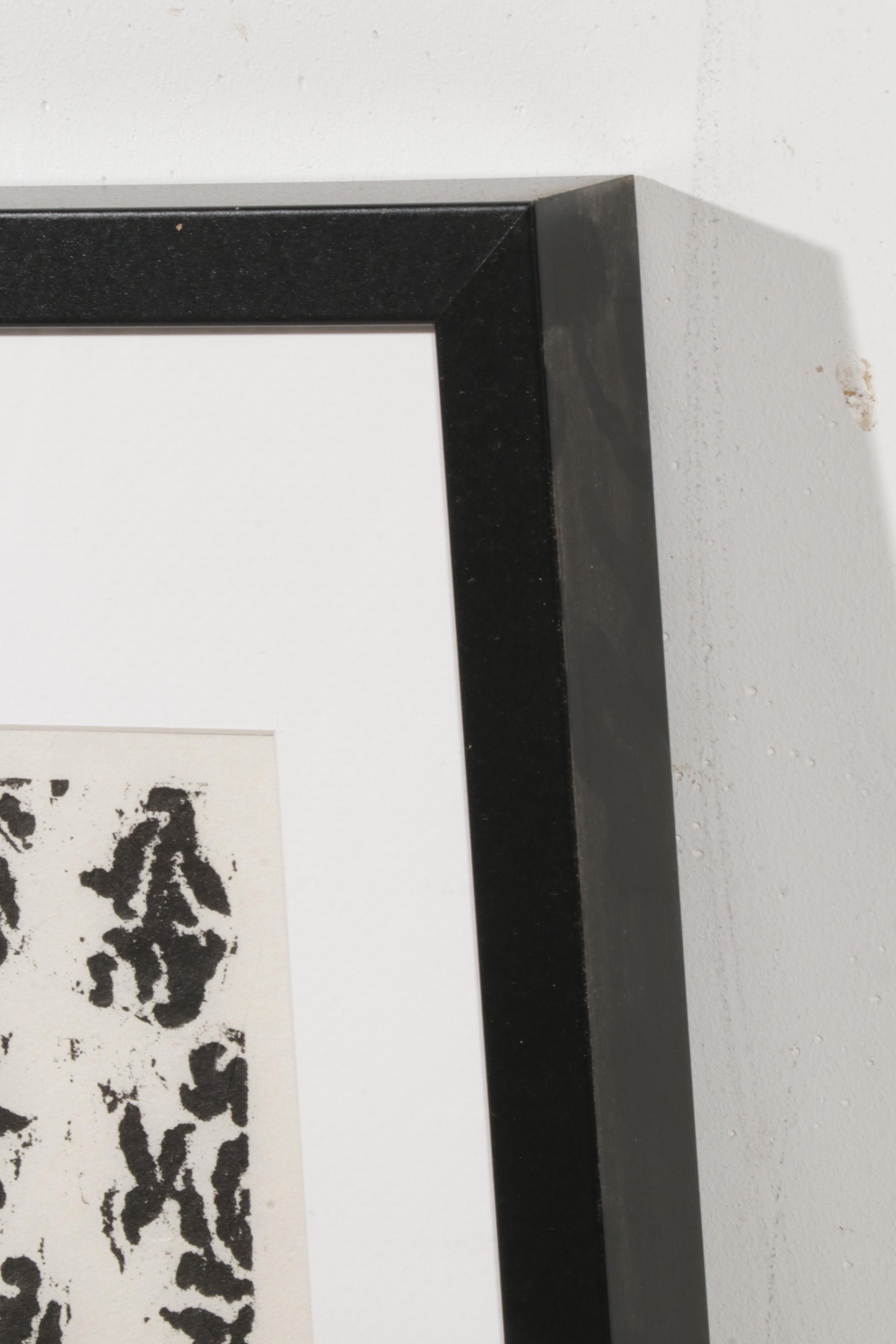 Sidney Chafetz Woodcut "Amy Lived the Almanac," 1968