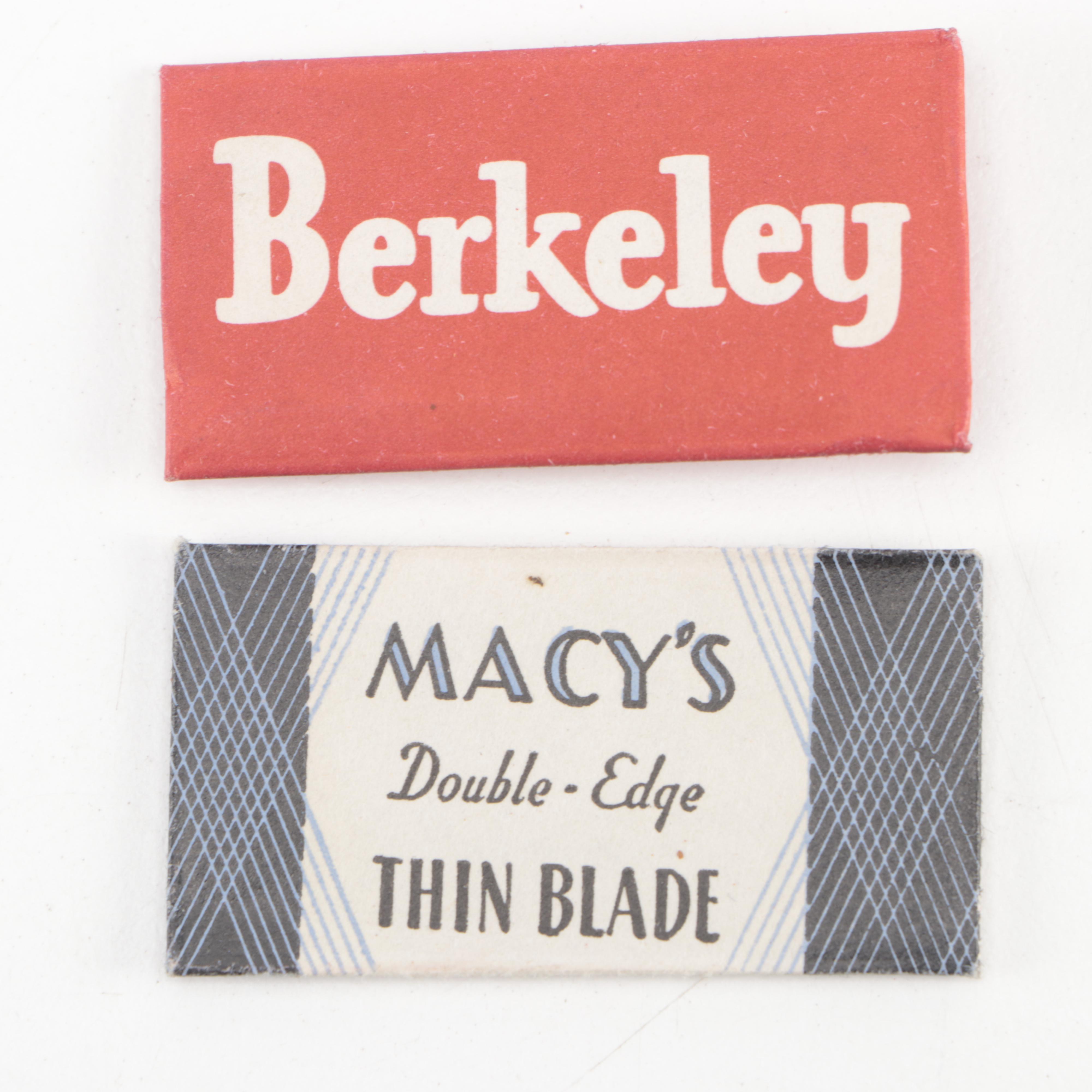 Gillette Richwood Double Edge Safety Razor with Blade Case