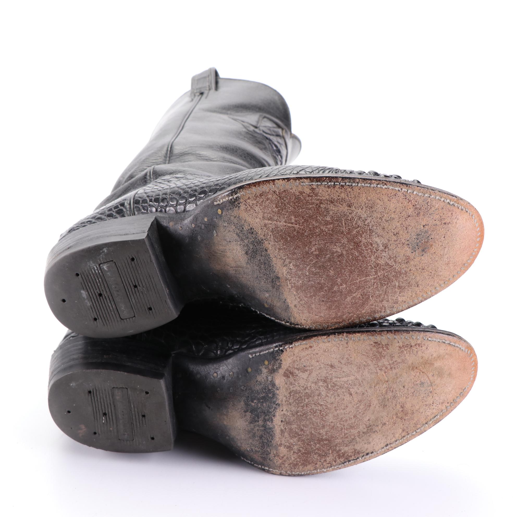 Custom-Made Mingo's Boot Co. Western Boots in Alligator, Gifted to Mr. Brillhart