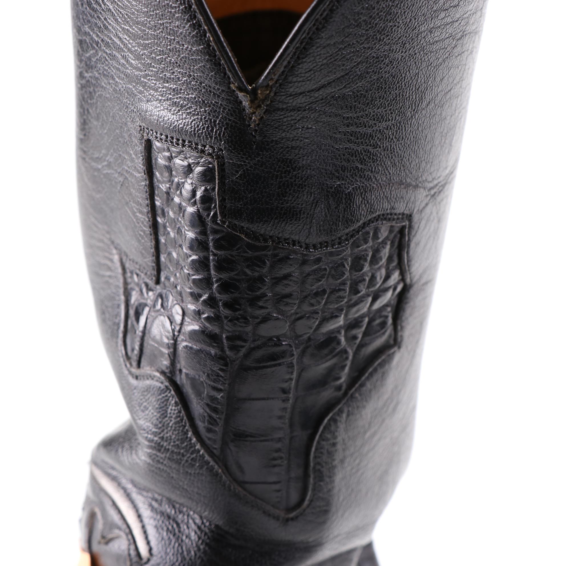 Custom-Made Mingo's Boot Co. Western Boots in Alligator, Gifted to Mr. Brillhart