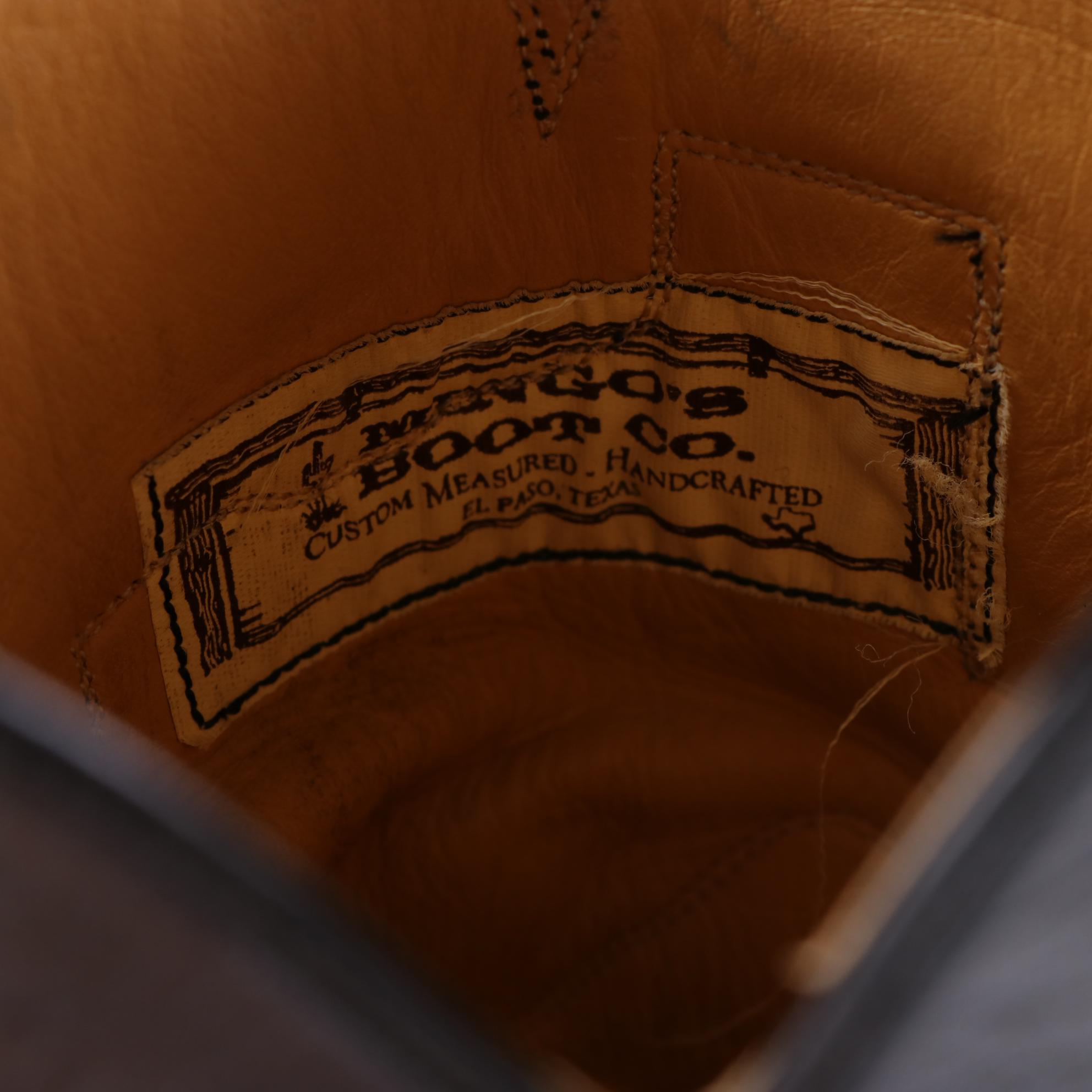 Custom-Made Mingo's Boot Co. Western Boots in Alligator, Gifted to Mr. Brillhart