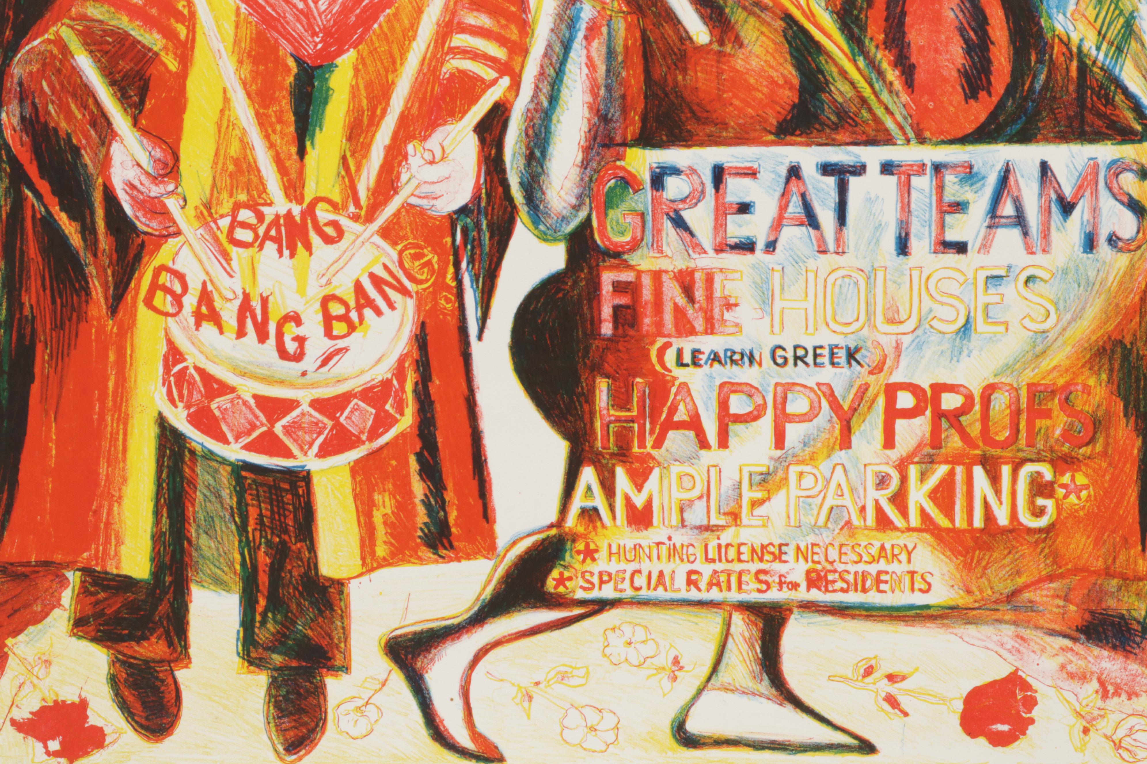 Sidney Chafetz Color Lithograph "Panem et Circenses," Circa 2001