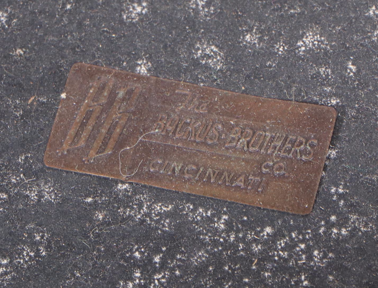 Set of Eight Backus Bros. Cincinnati, Federal Style Stenciled Arrowback Chairs