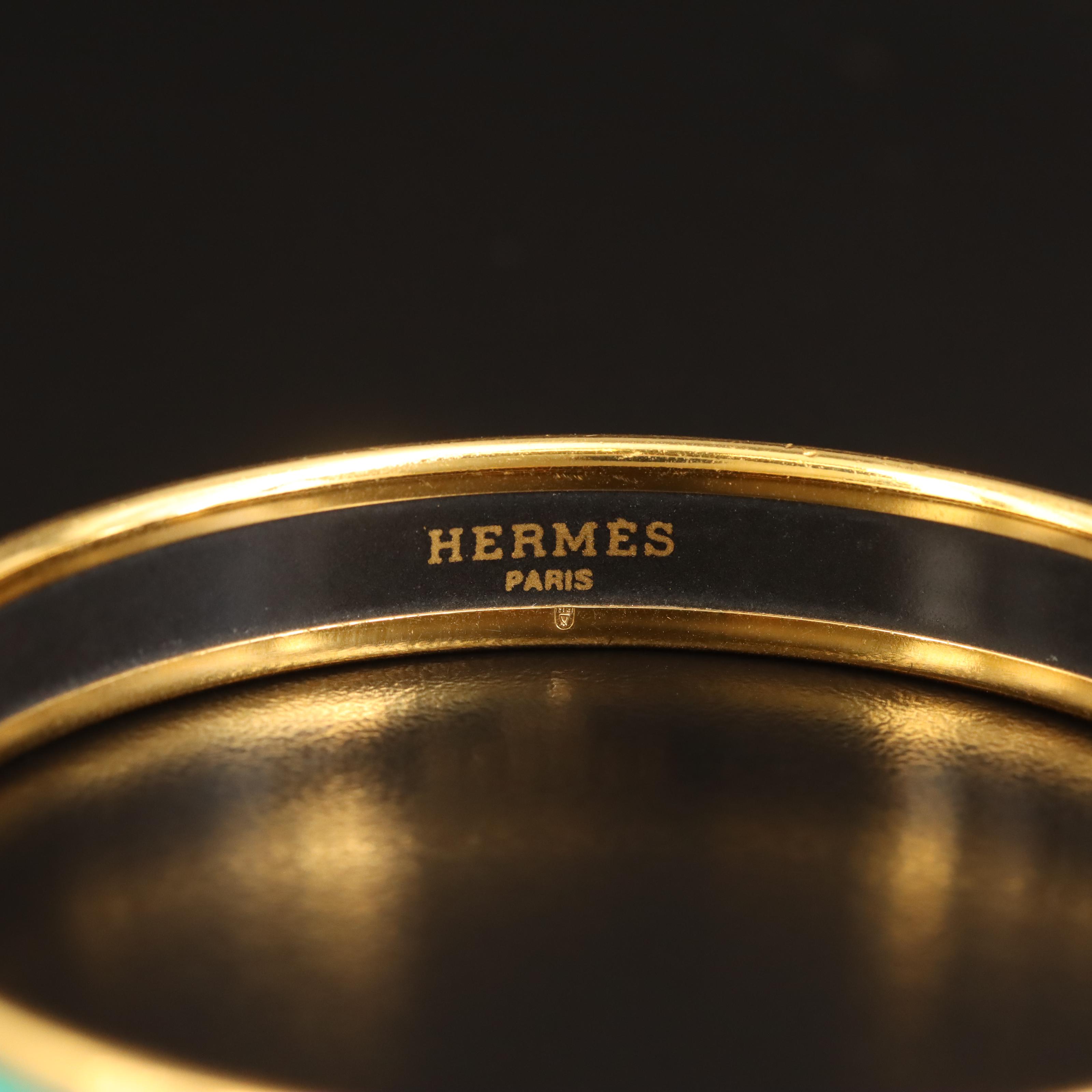 Hermès Narrow Leopard Bangle