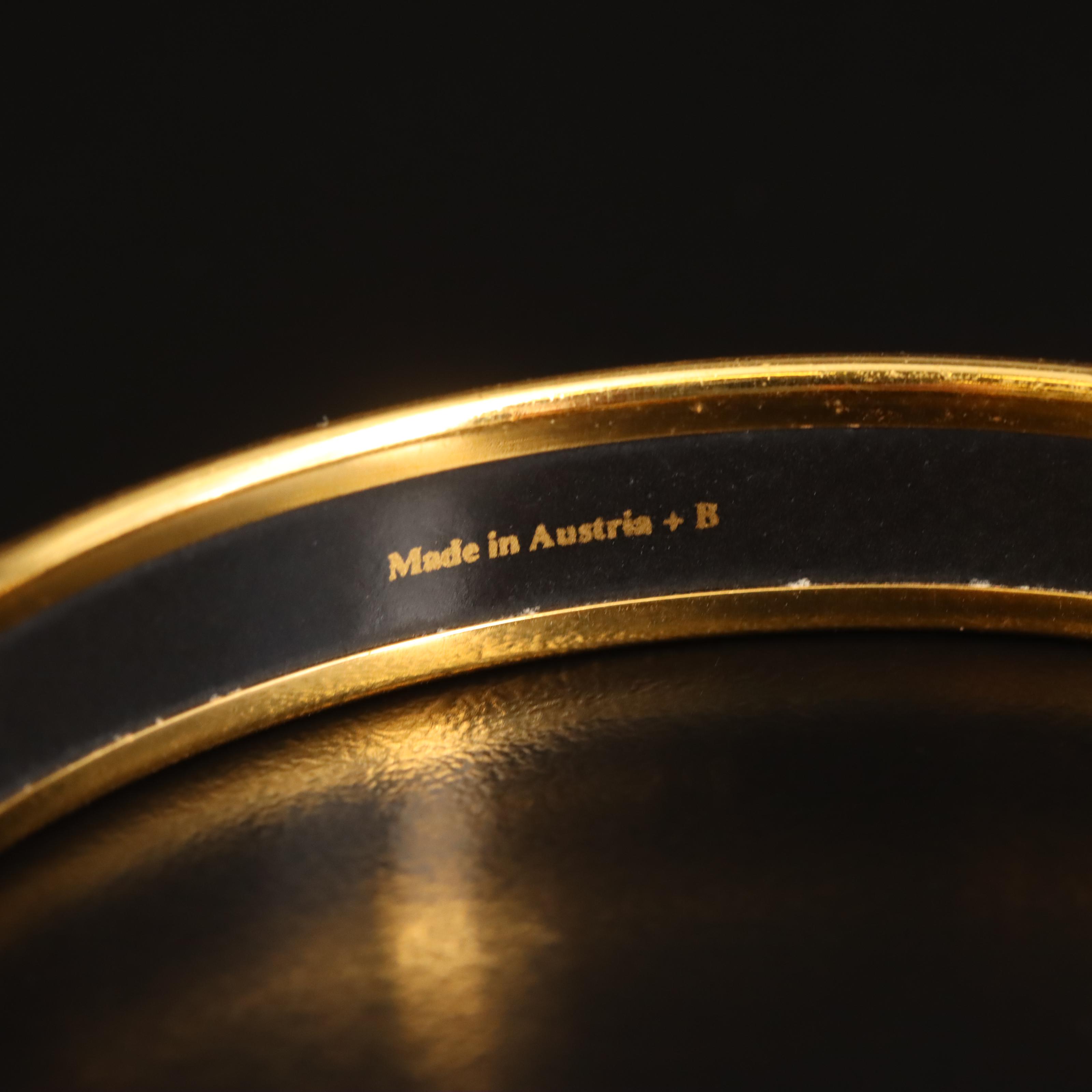 Hermès Narrow Leopard Bangle