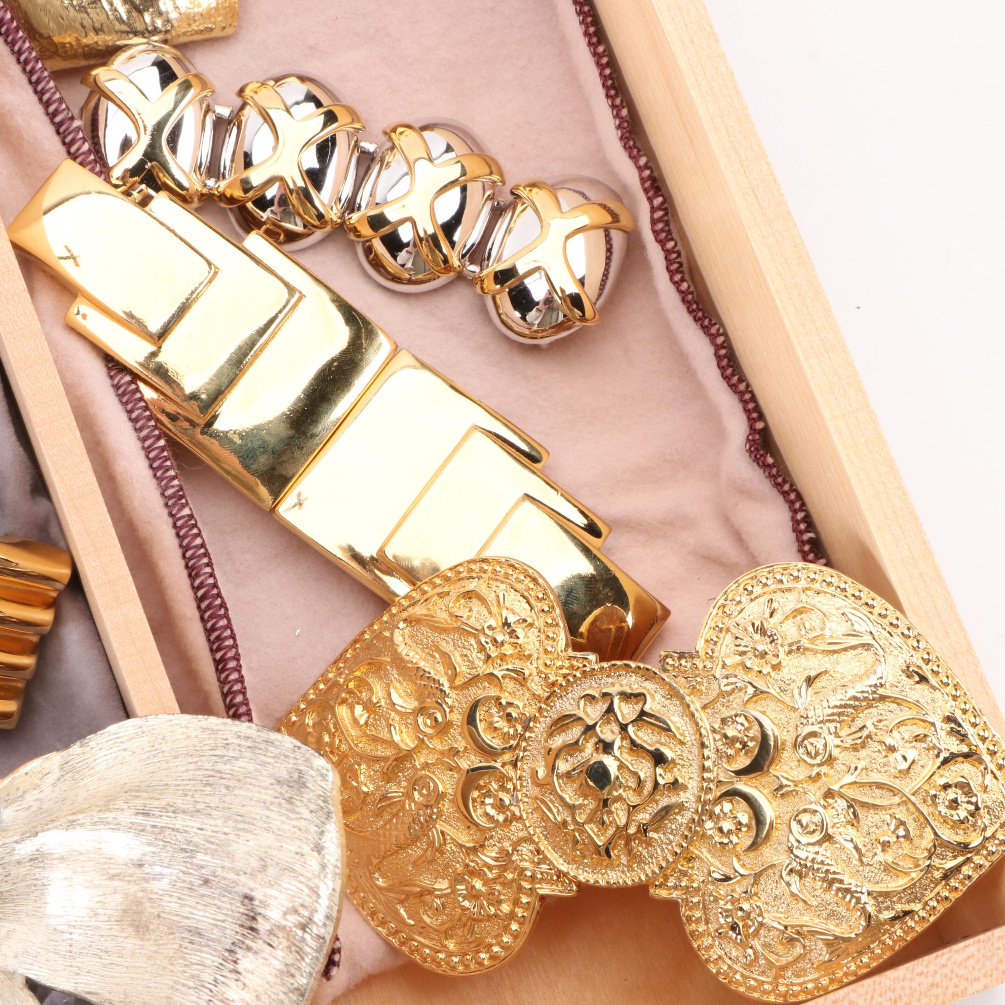 Alexis Kirk and Christopher Ross Metal Belt Buckles