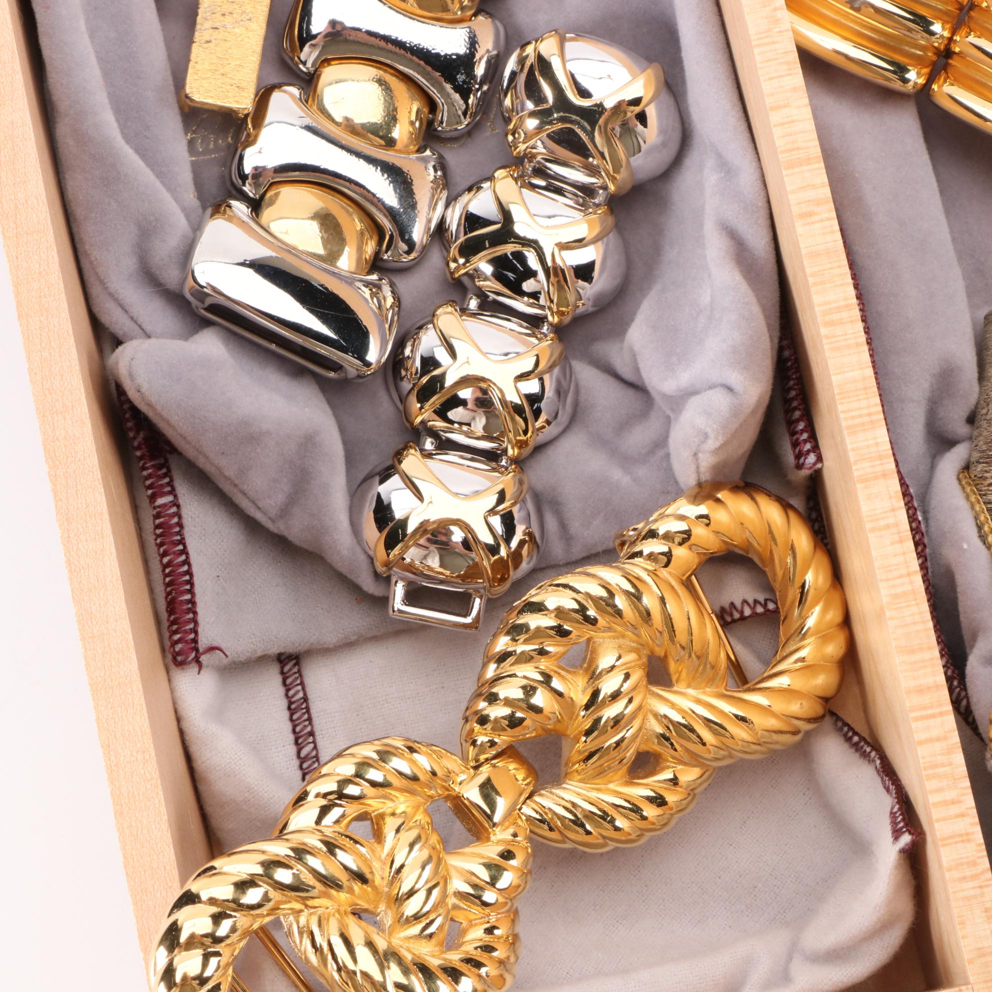 Alexis Kirk and Christopher Ross Metal Belt Buckles