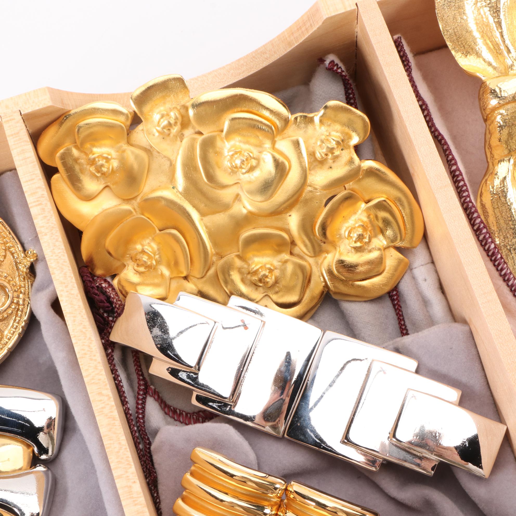 Alexis Kirk and Christopher Ross Metal Belt Buckles