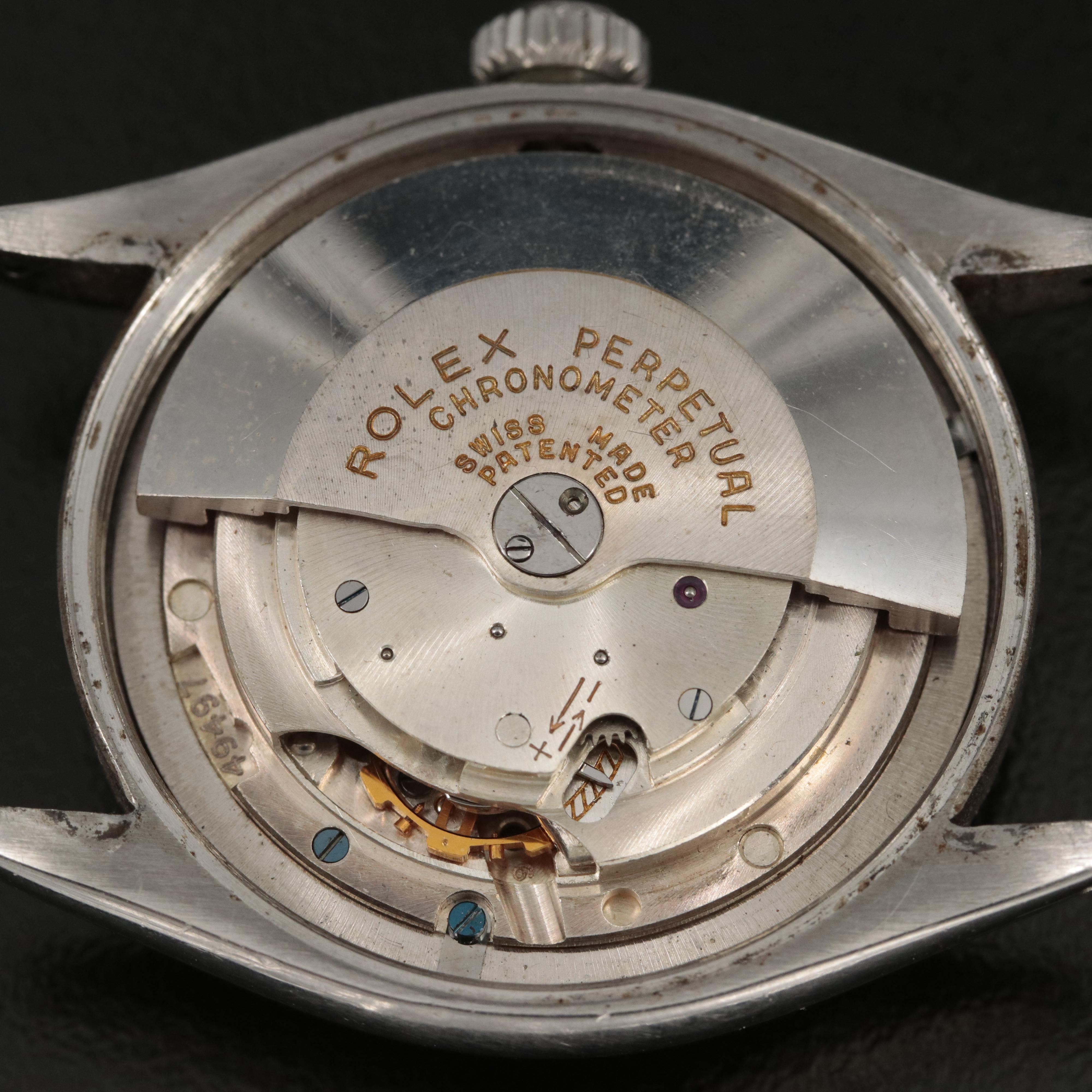 1952 Rolex Oyster Perpetual "Semi Bubble Back" Watch