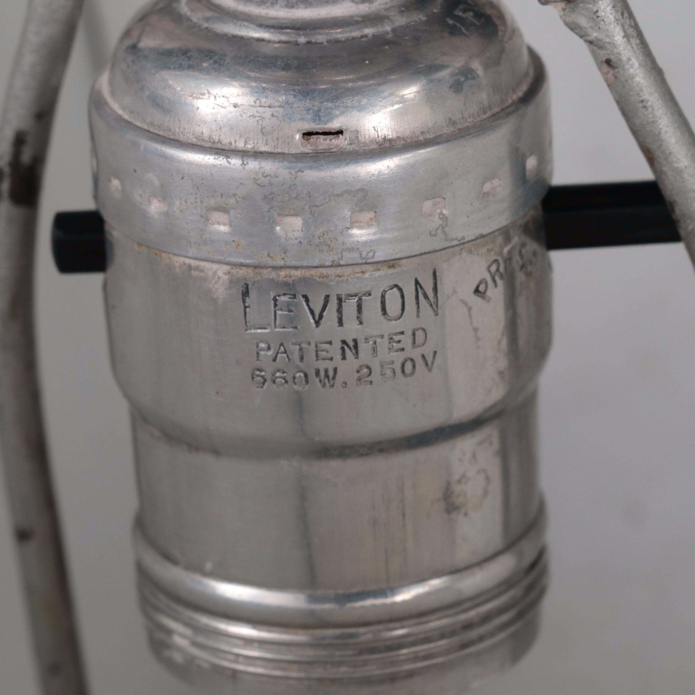 Silver Plate Candlestick Table Lamps with Lithophane Paneled Shades