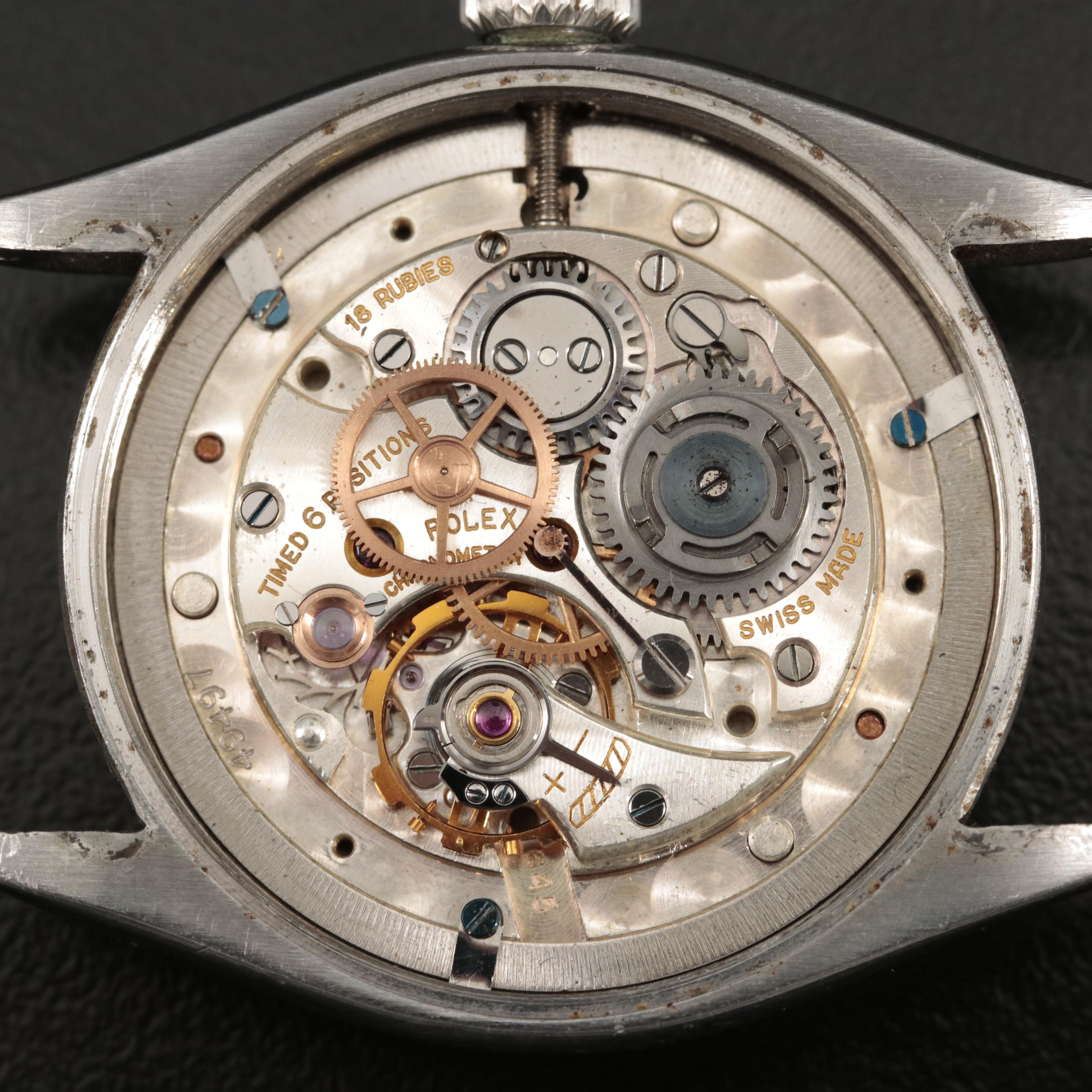 1952 Rolex Oyster Perpetual "Semi Bubble Back" Watch