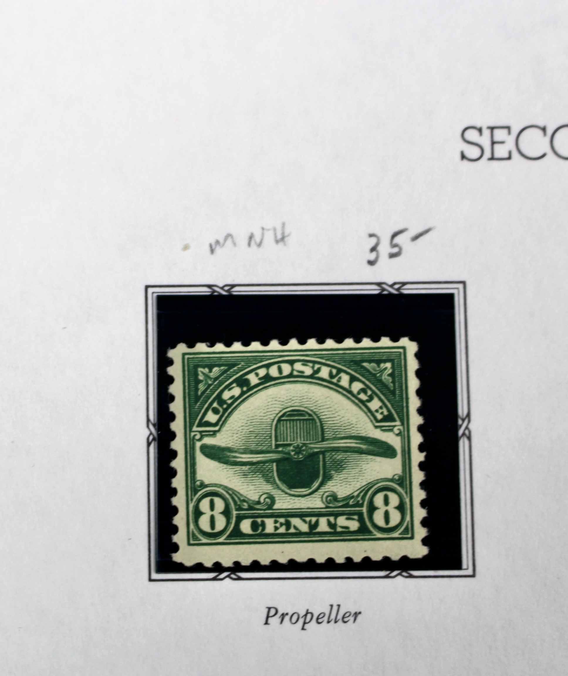 U.S. Airmail Stamp Collection Including Scott #'s C1-C6