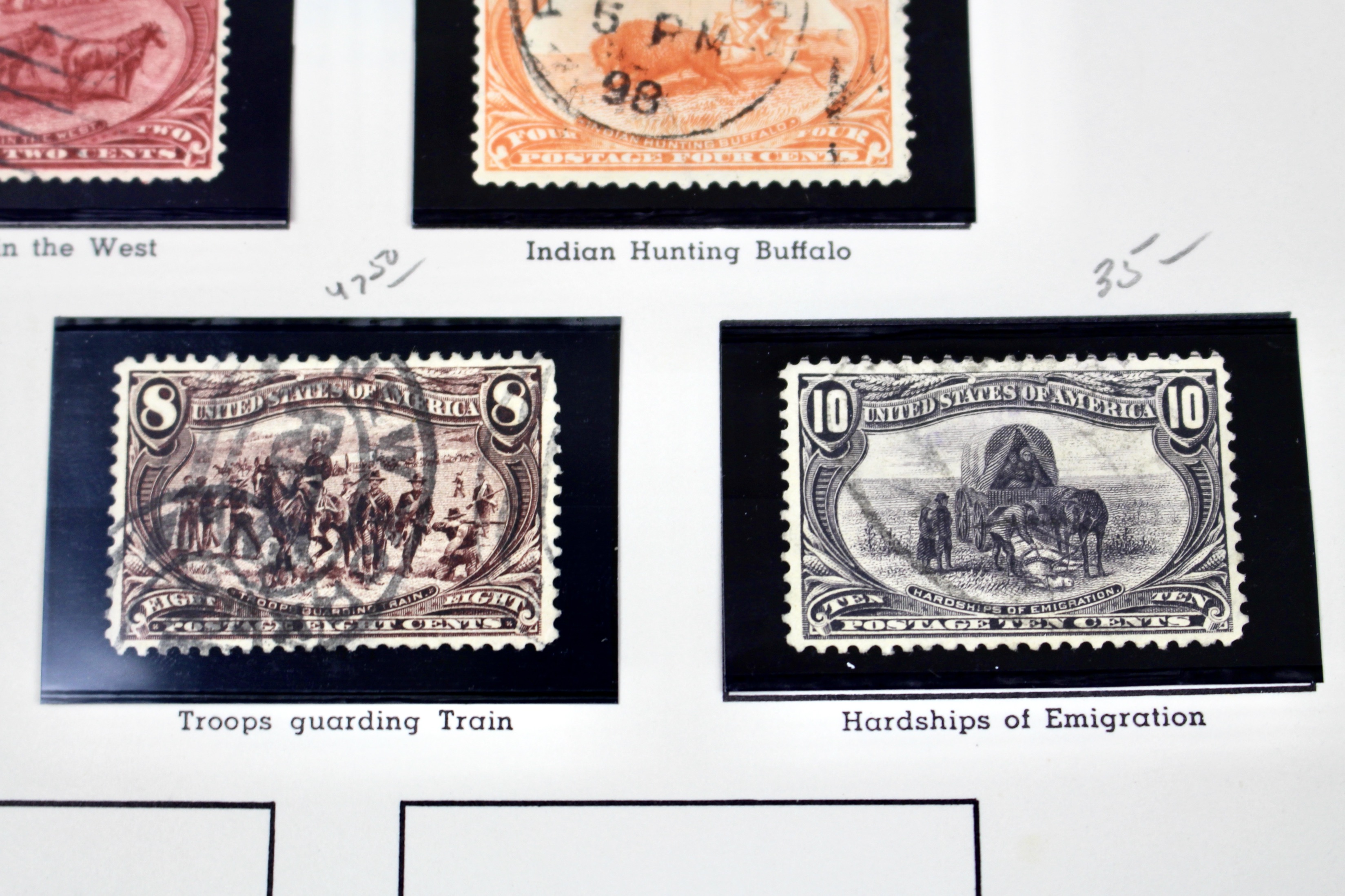 U.S. Commemorative Stamp Collection Including Stamps from 1893-1959