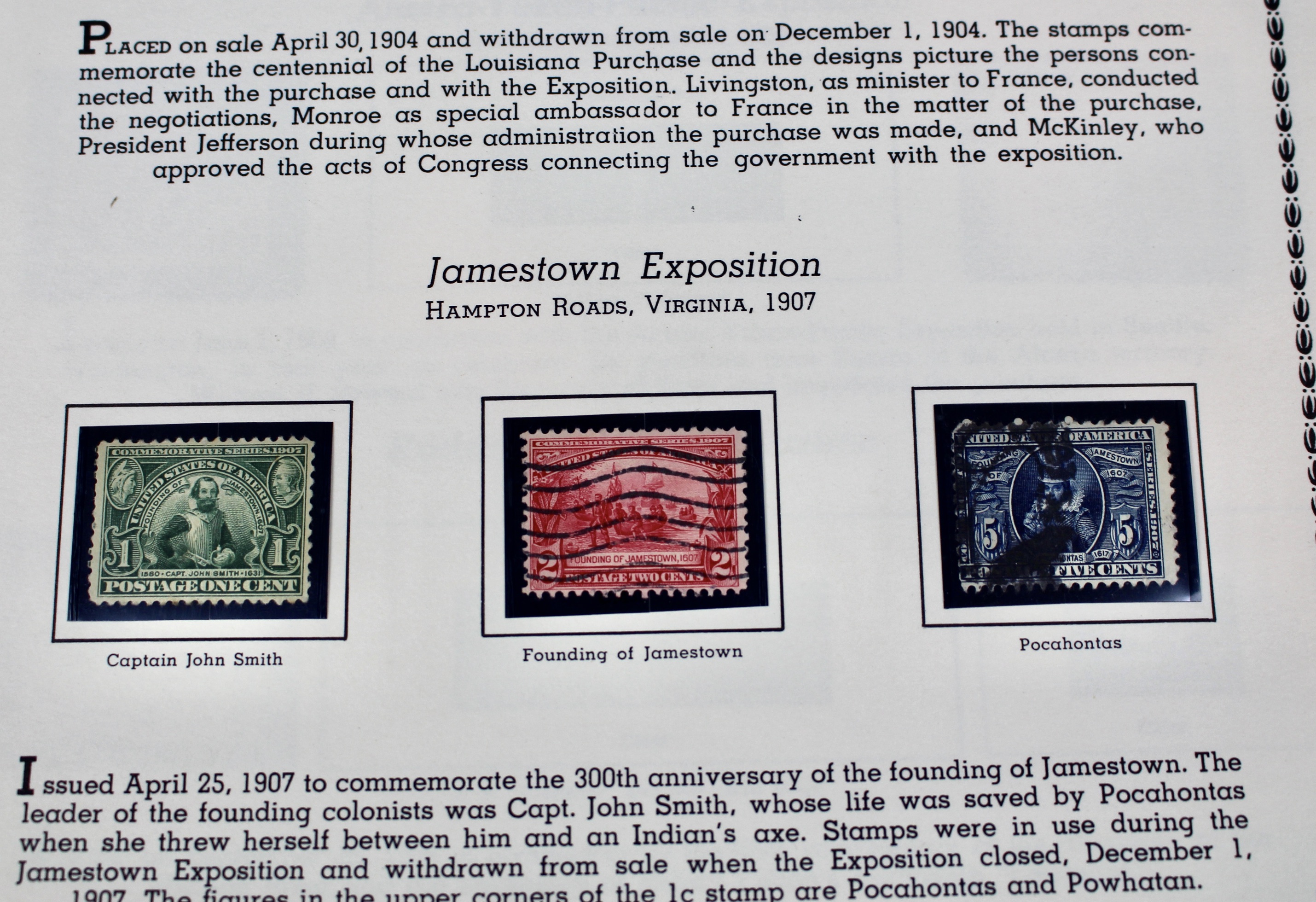 U.S. Commemorative Stamp Collection Including Stamps from 1893-1959
