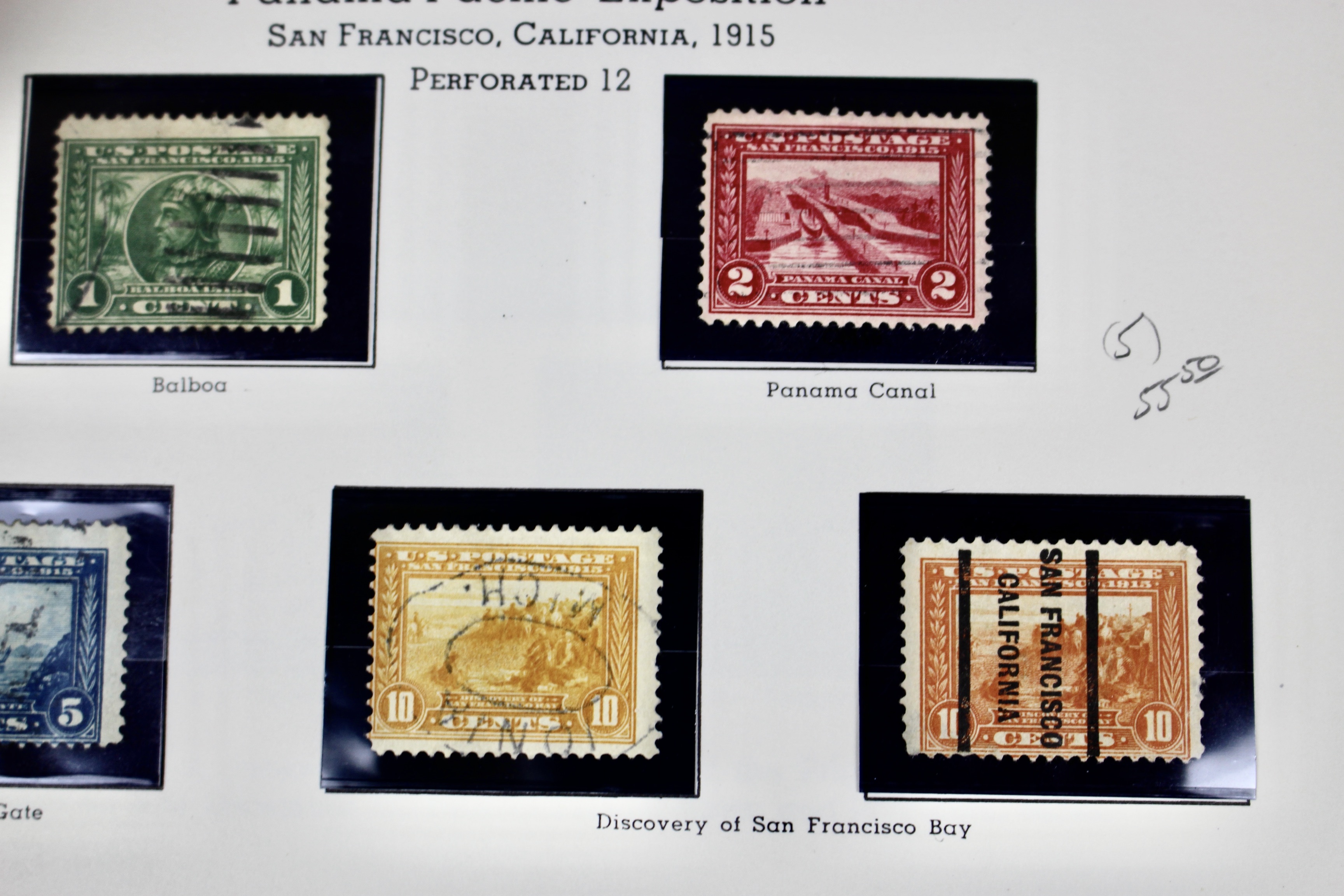 U.S. Commemorative Stamp Collection Including Stamps from 1893-1959