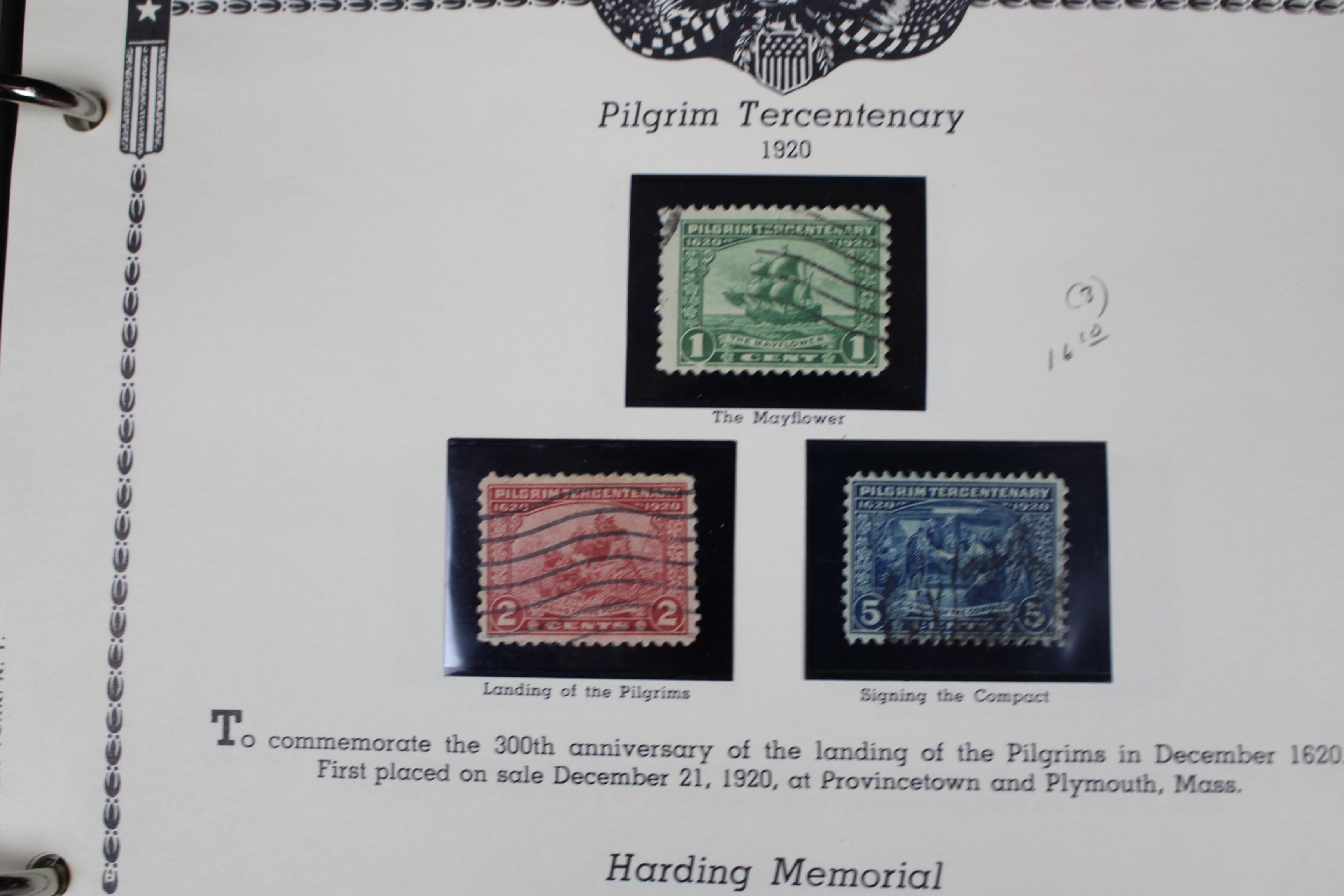 U.S. Commemorative Stamp Collection Including Stamps from 1893-1959