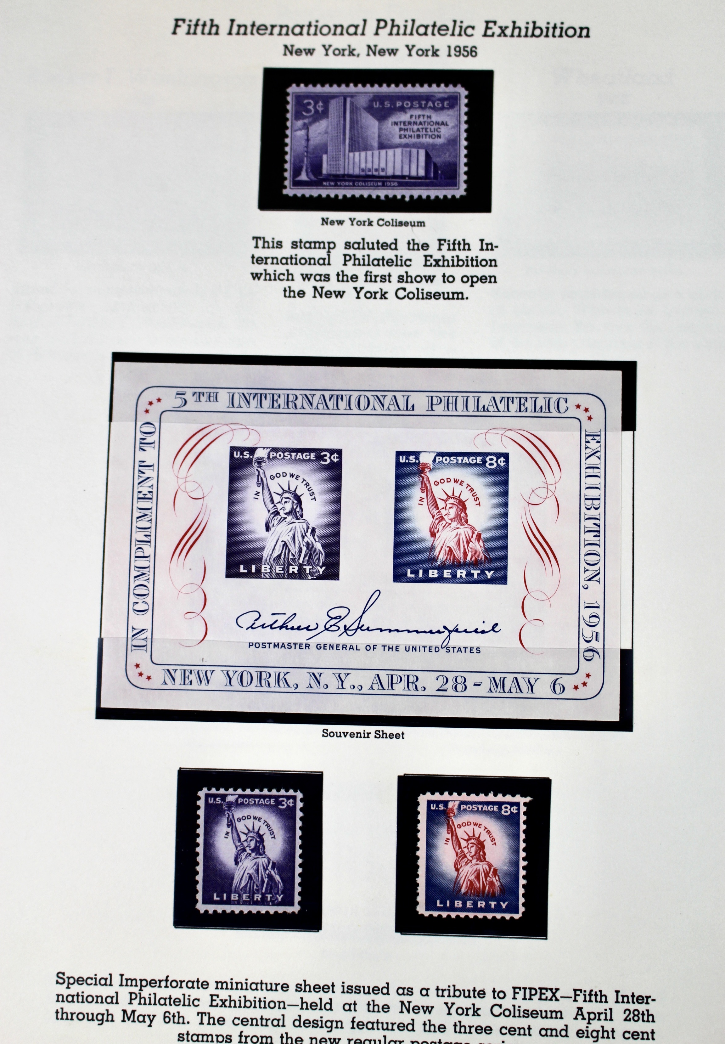 U.S. Commemorative Stamp Collection Including Stamps from 1893-1959