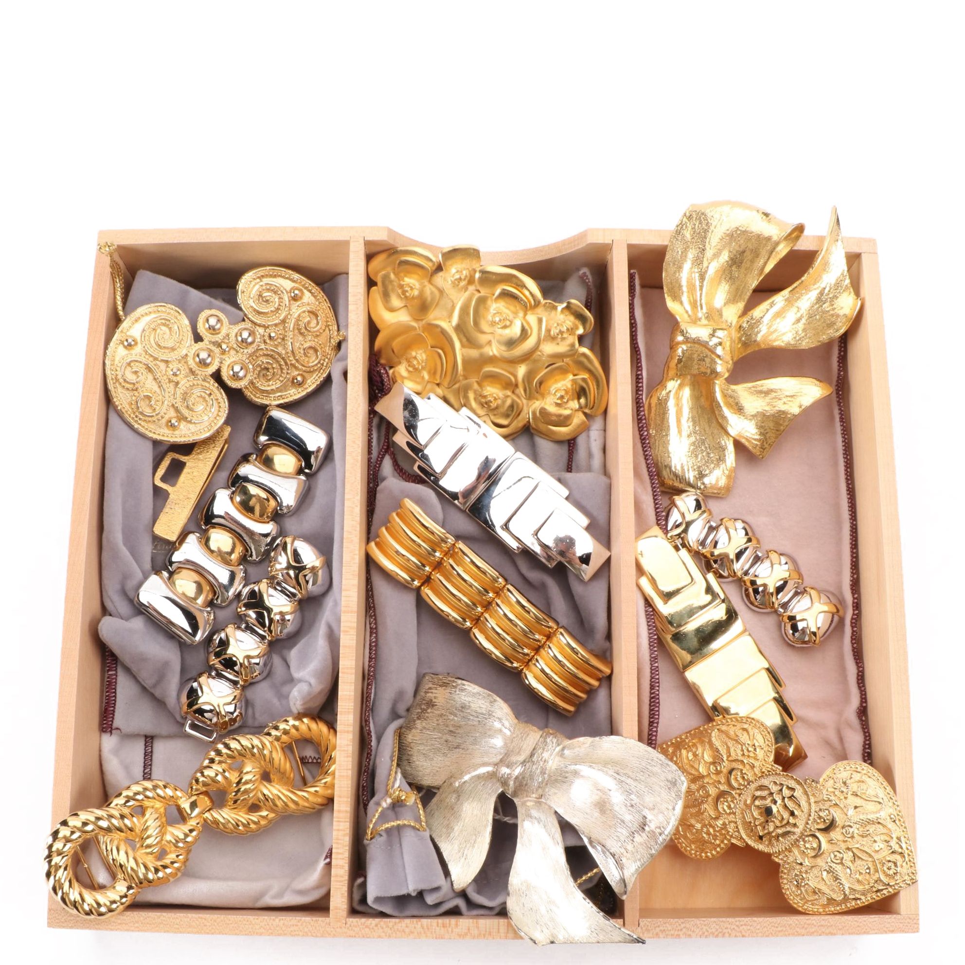 Alexis Kirk and Christopher Ross Metal Belt Buckles