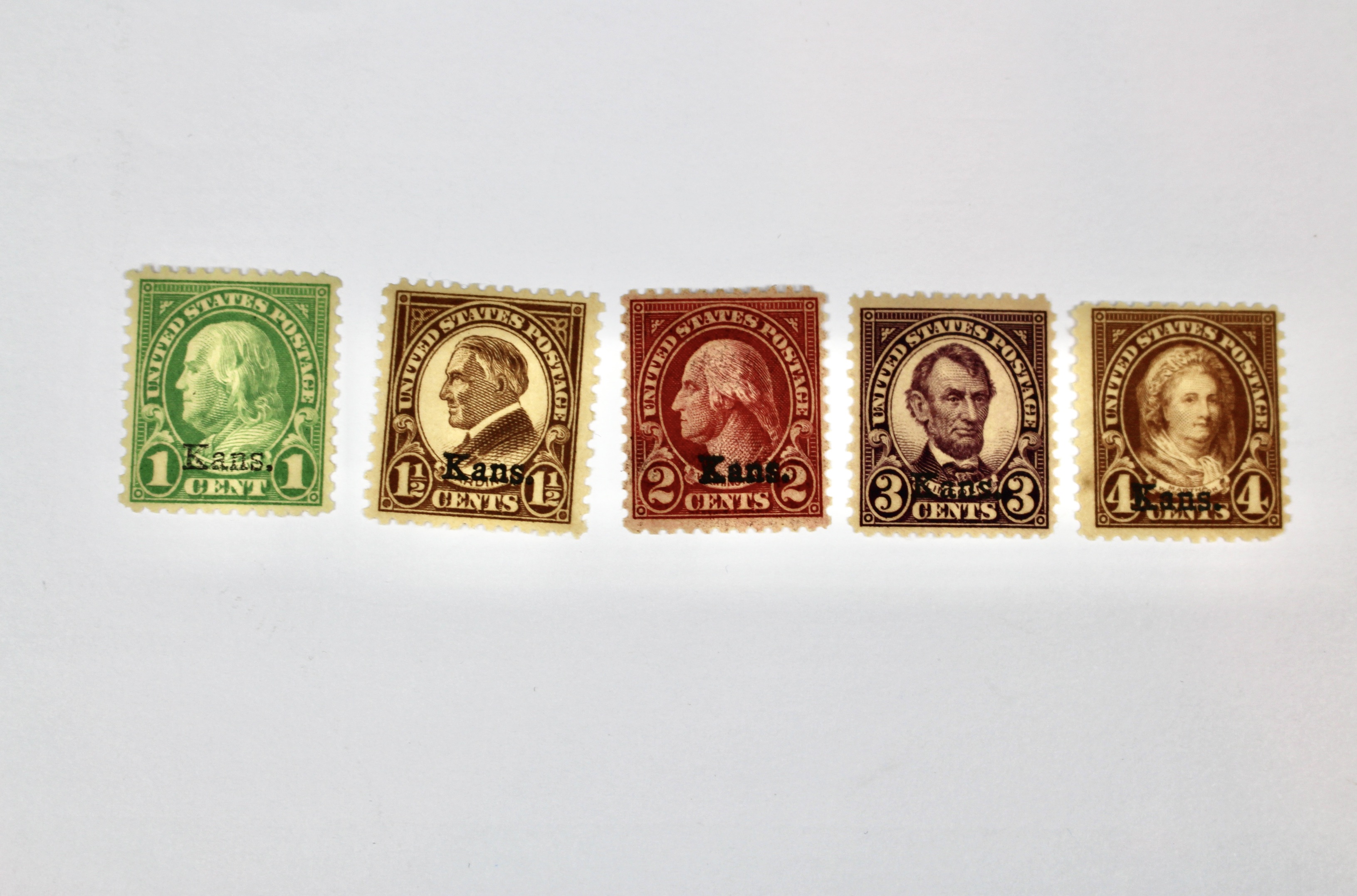 Complete Group of Kansas Nebraska Stamps - Scott#s 658-679