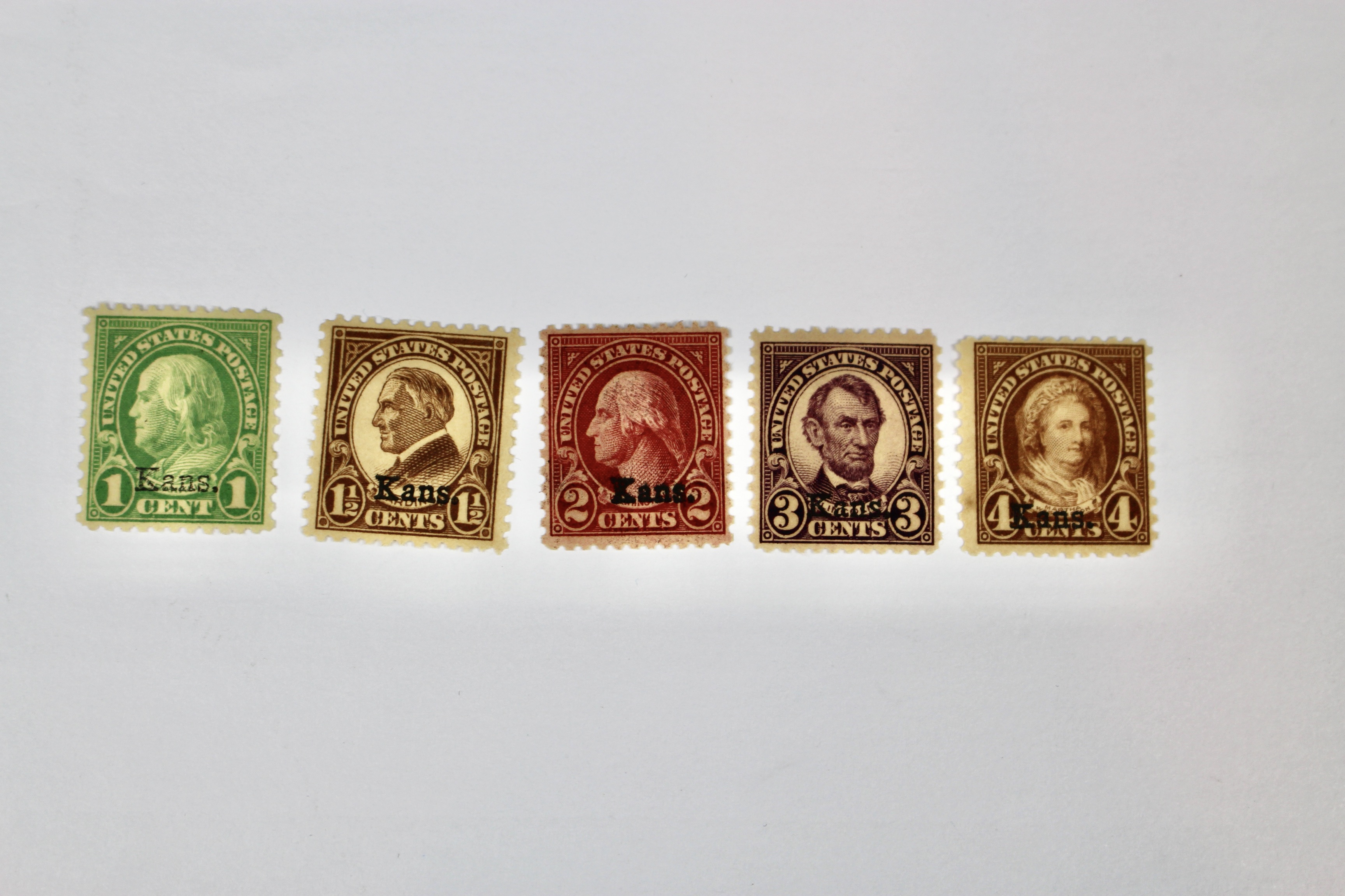 Complete Group of Kansas Nebraska Stamps - Scott#s 658-679