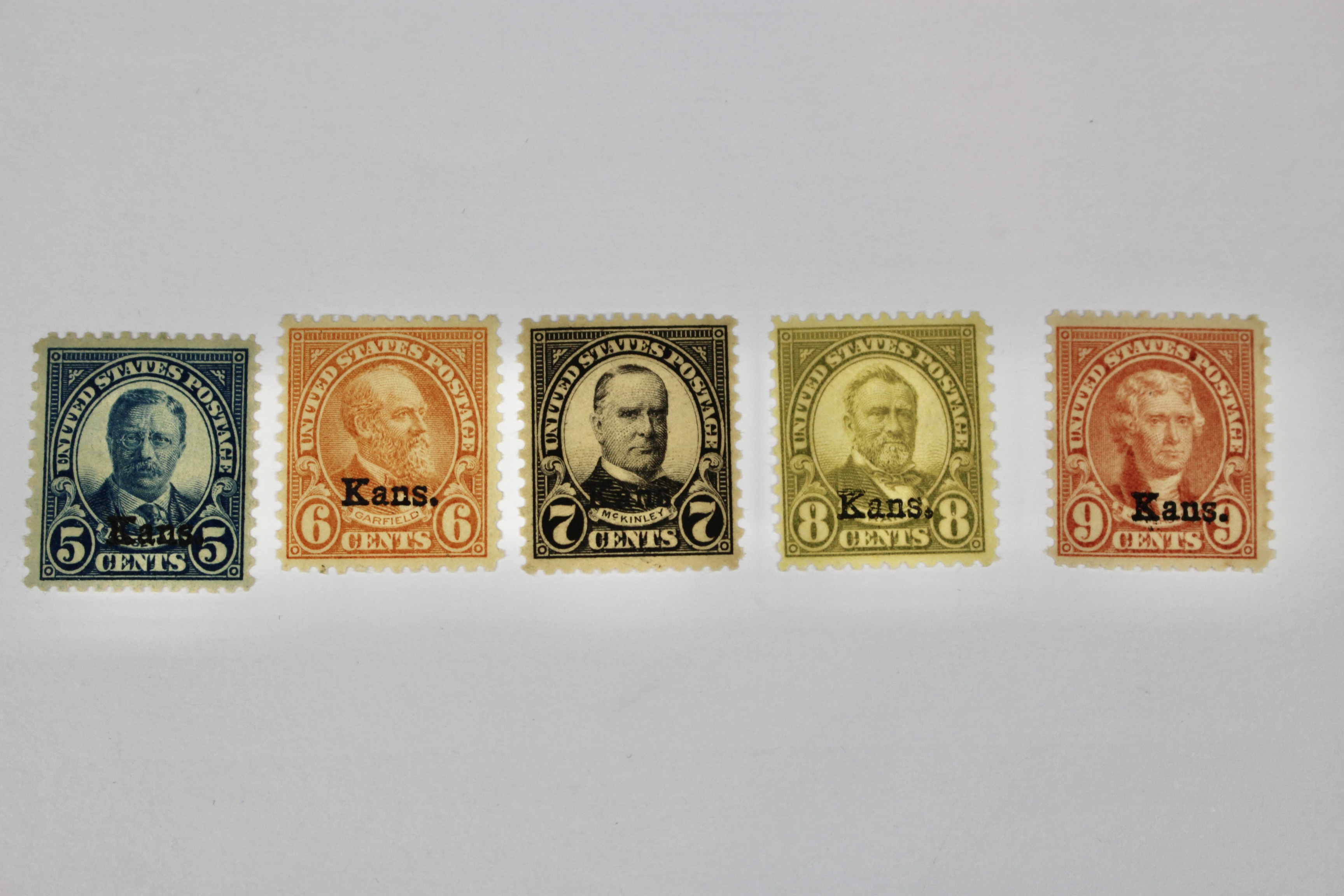 Complete Group of Kansas Nebraska Stamps - Scott#s 658-679