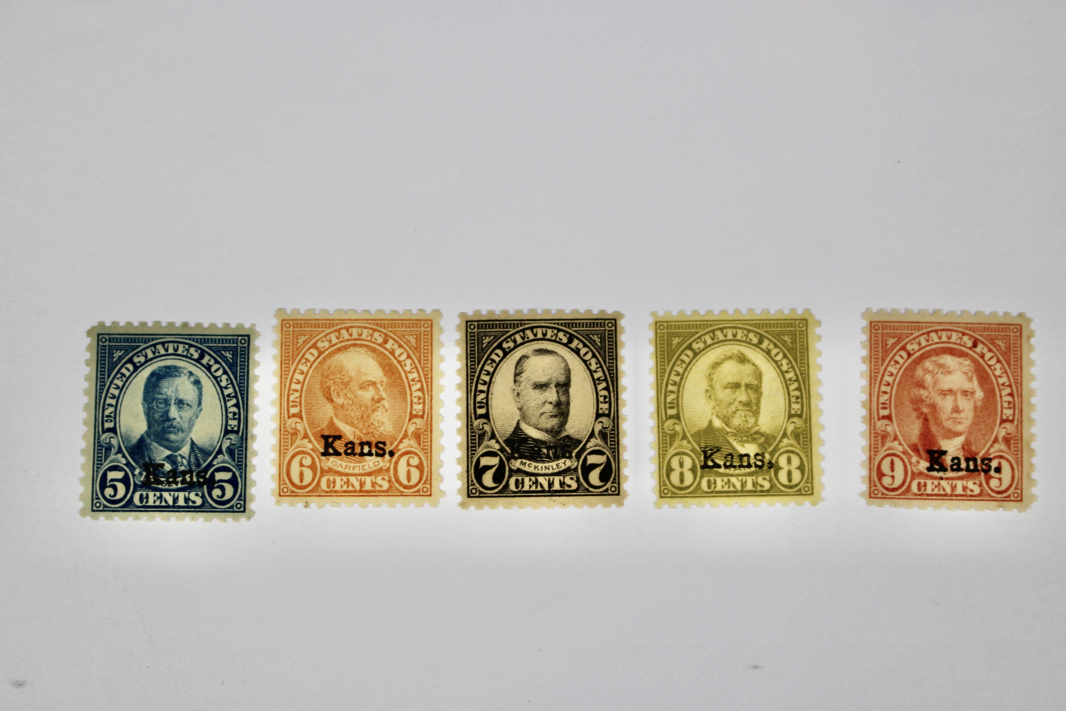 Complete Group of Kansas Nebraska Stamps - Scott#s 658-679