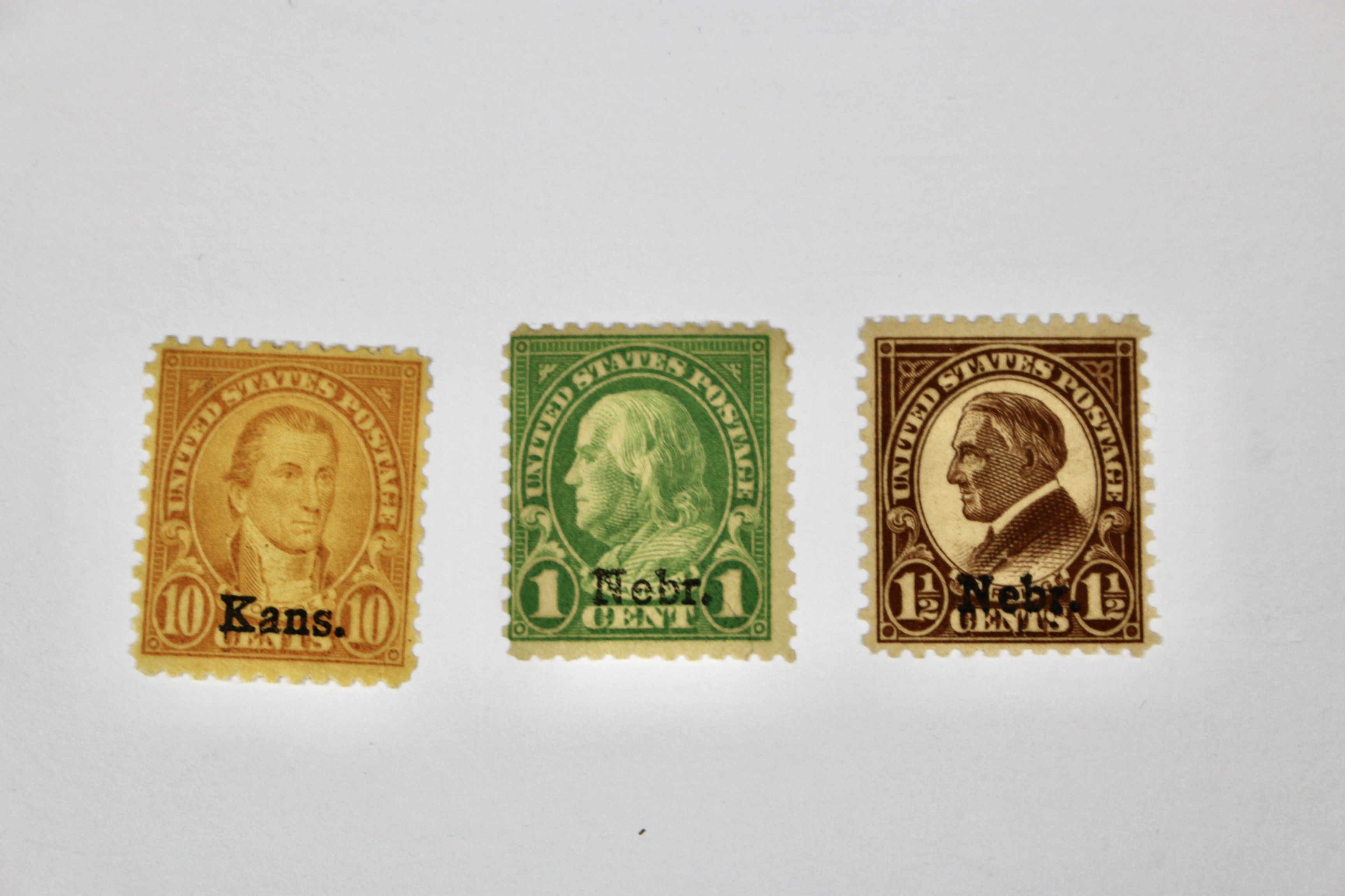 Complete Group of Kansas Nebraska Stamps - Scott#s 658-679