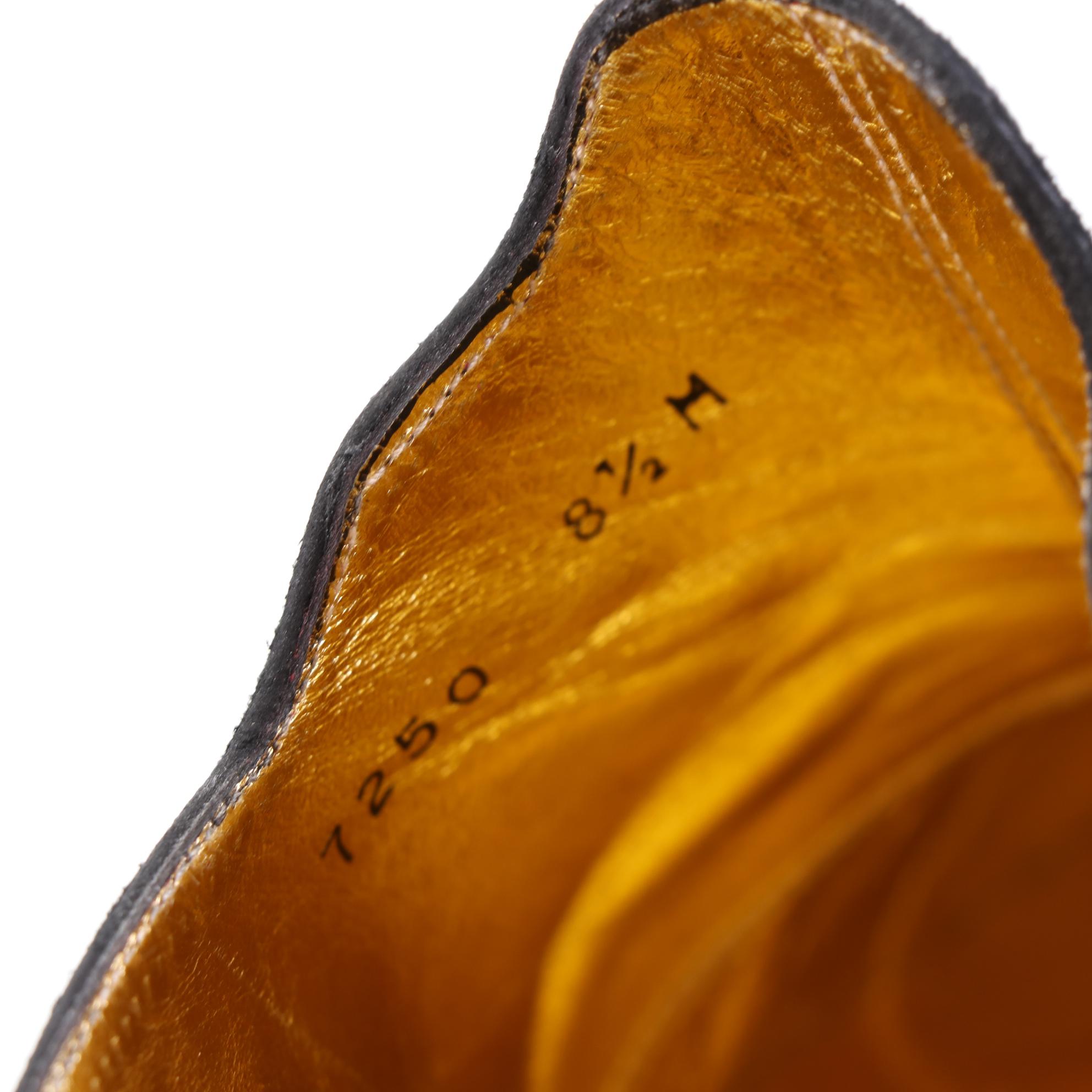 Donald J Pliner Jackson Mules in Contrast Stitched Black Suede with Box