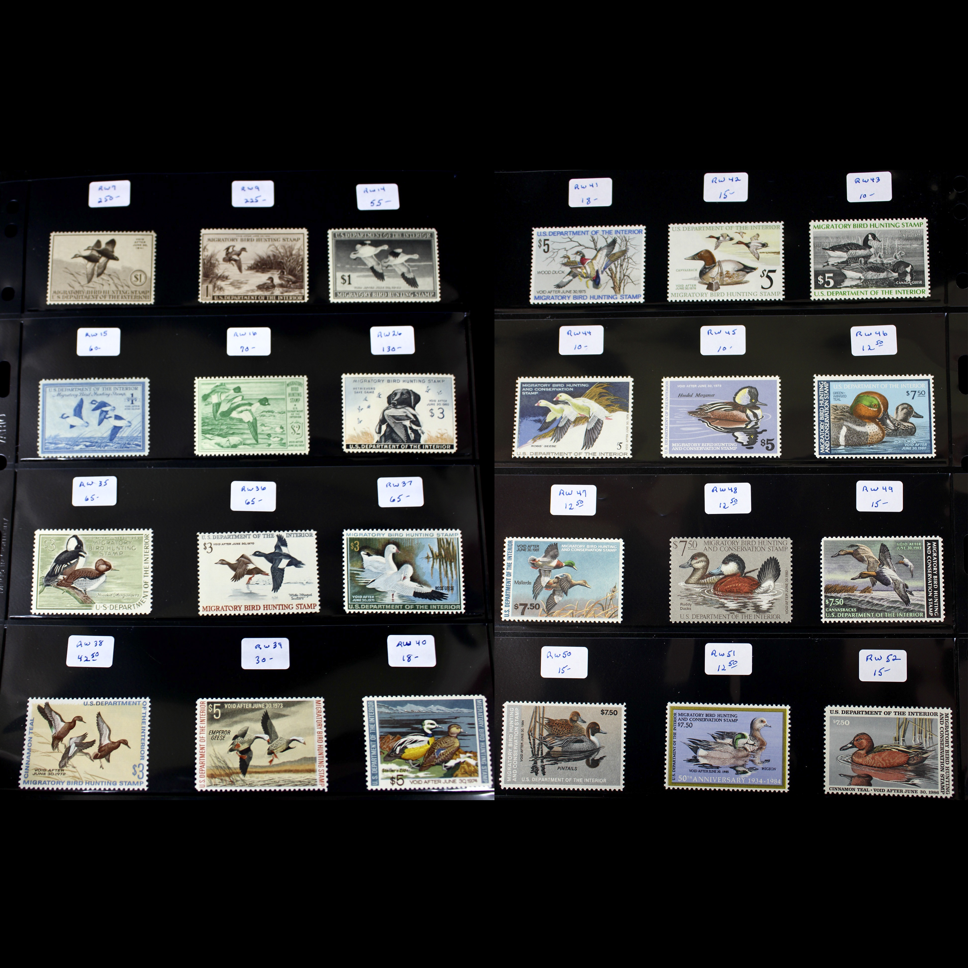 U.S. Duck Stamp Collection