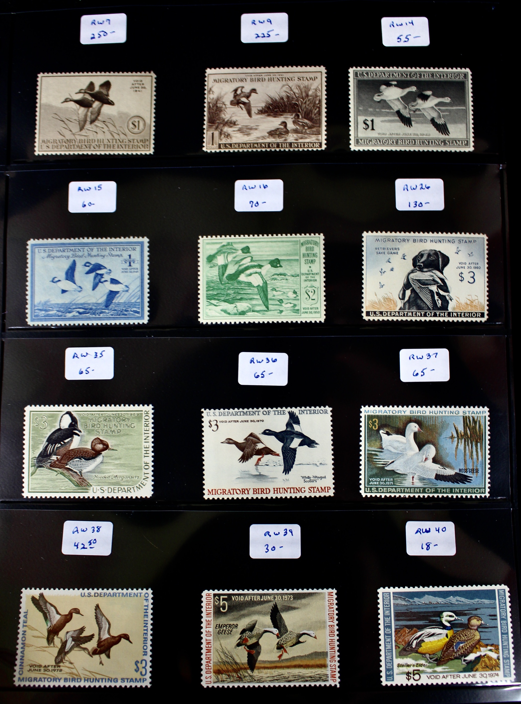 U.S. Duck Stamp Collection