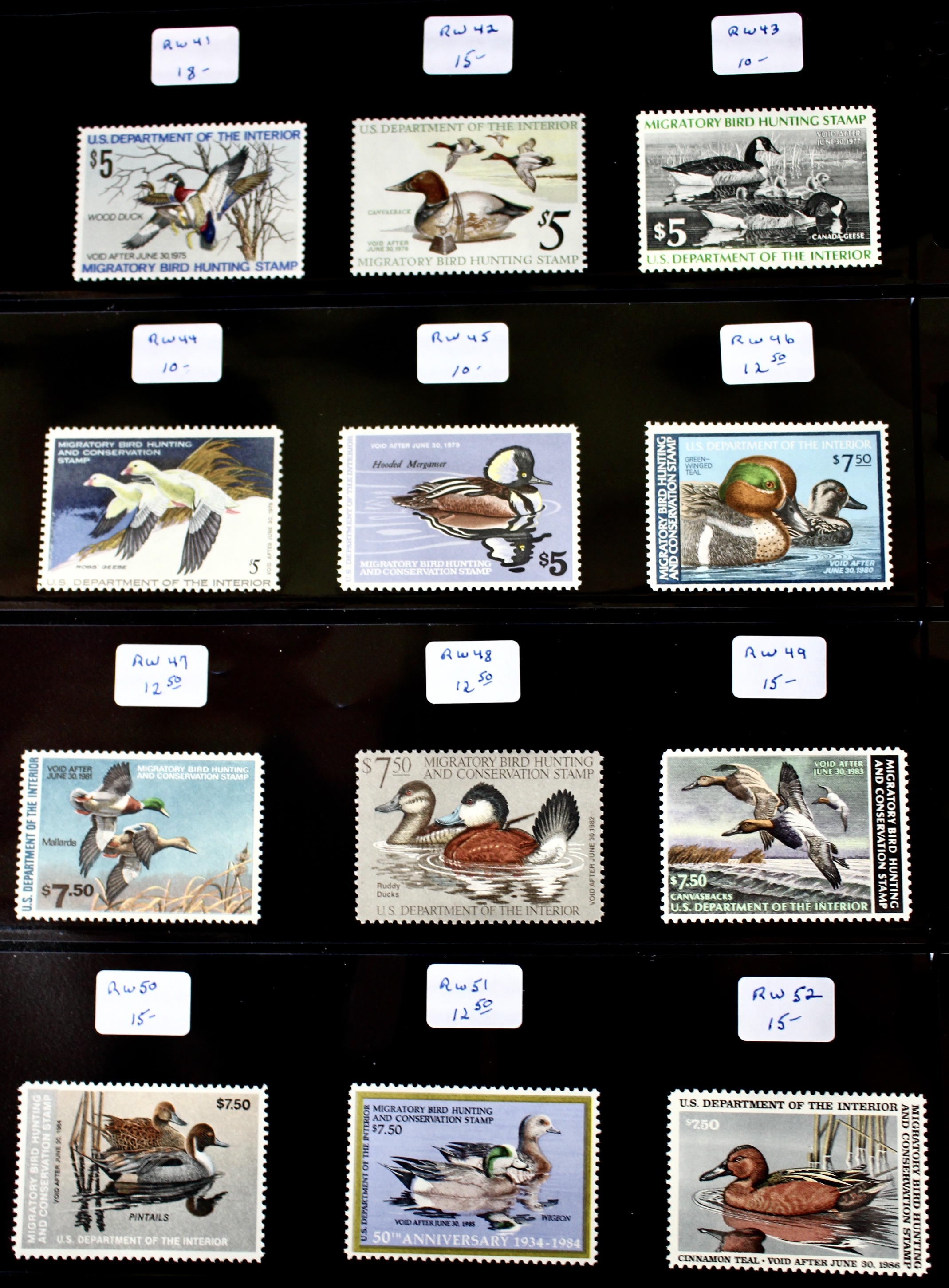 U.S. Duck Stamp Collection