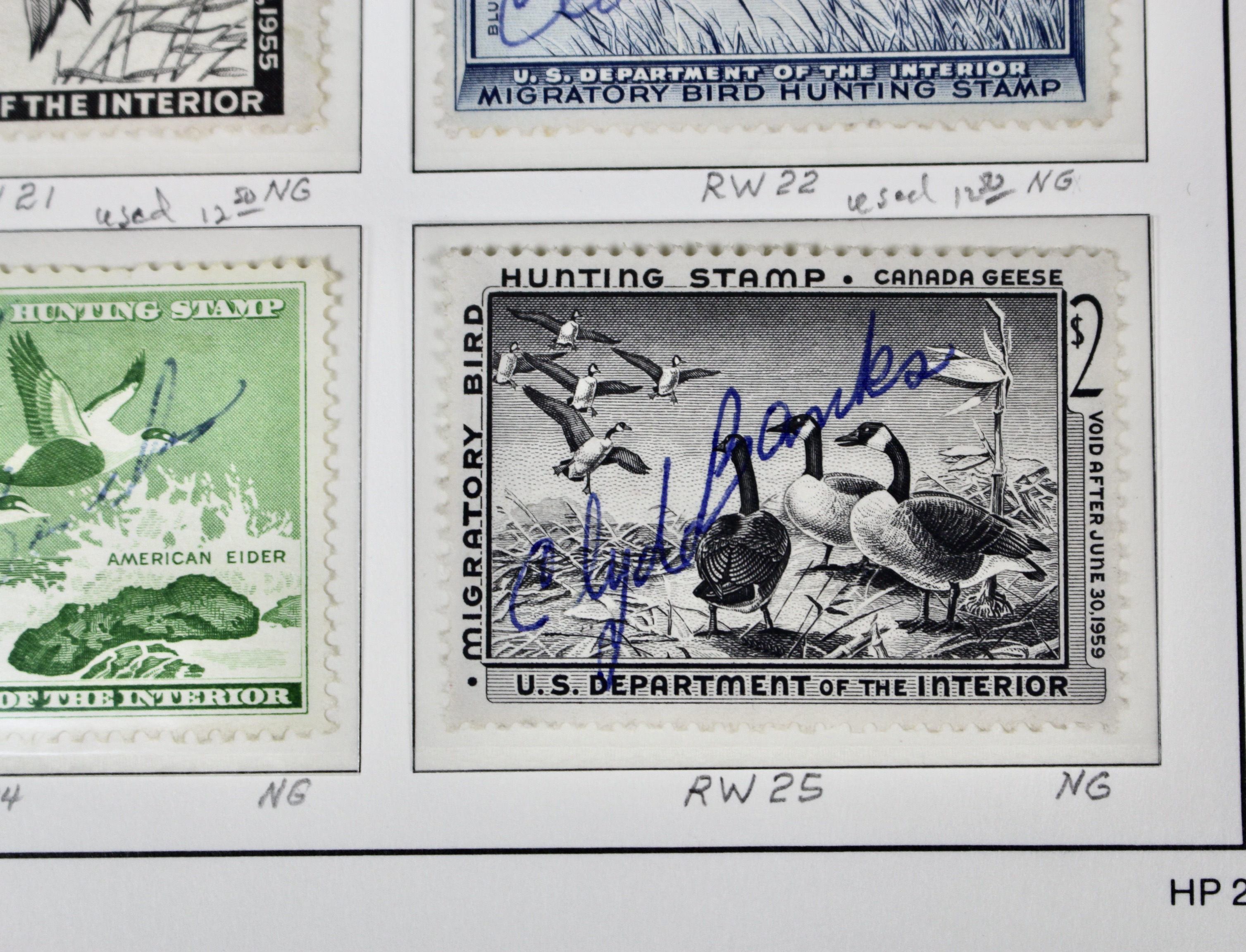 U.S. Duck Stamp Collection Including RW#s 1-6