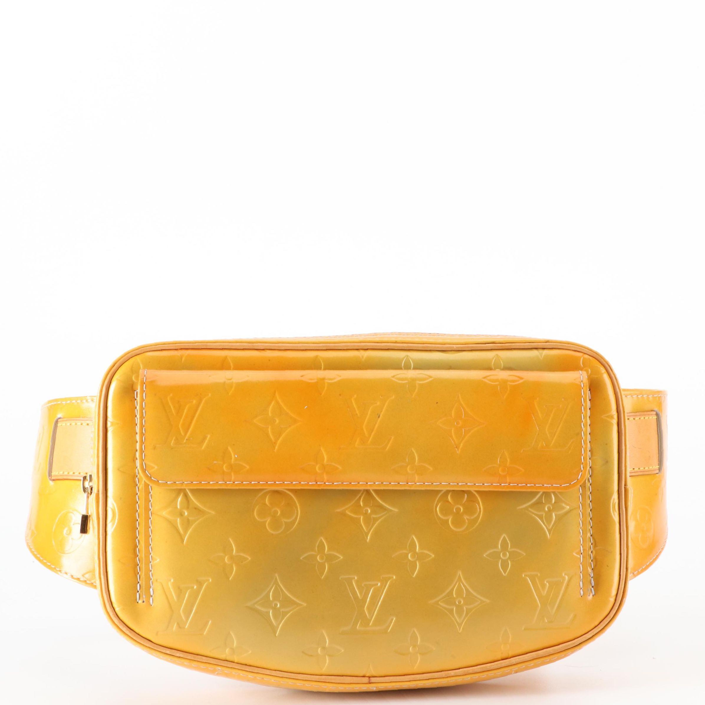 Louis Vuitton Fulton Belt Bag in Monogram Vernis and Vachetta Leather