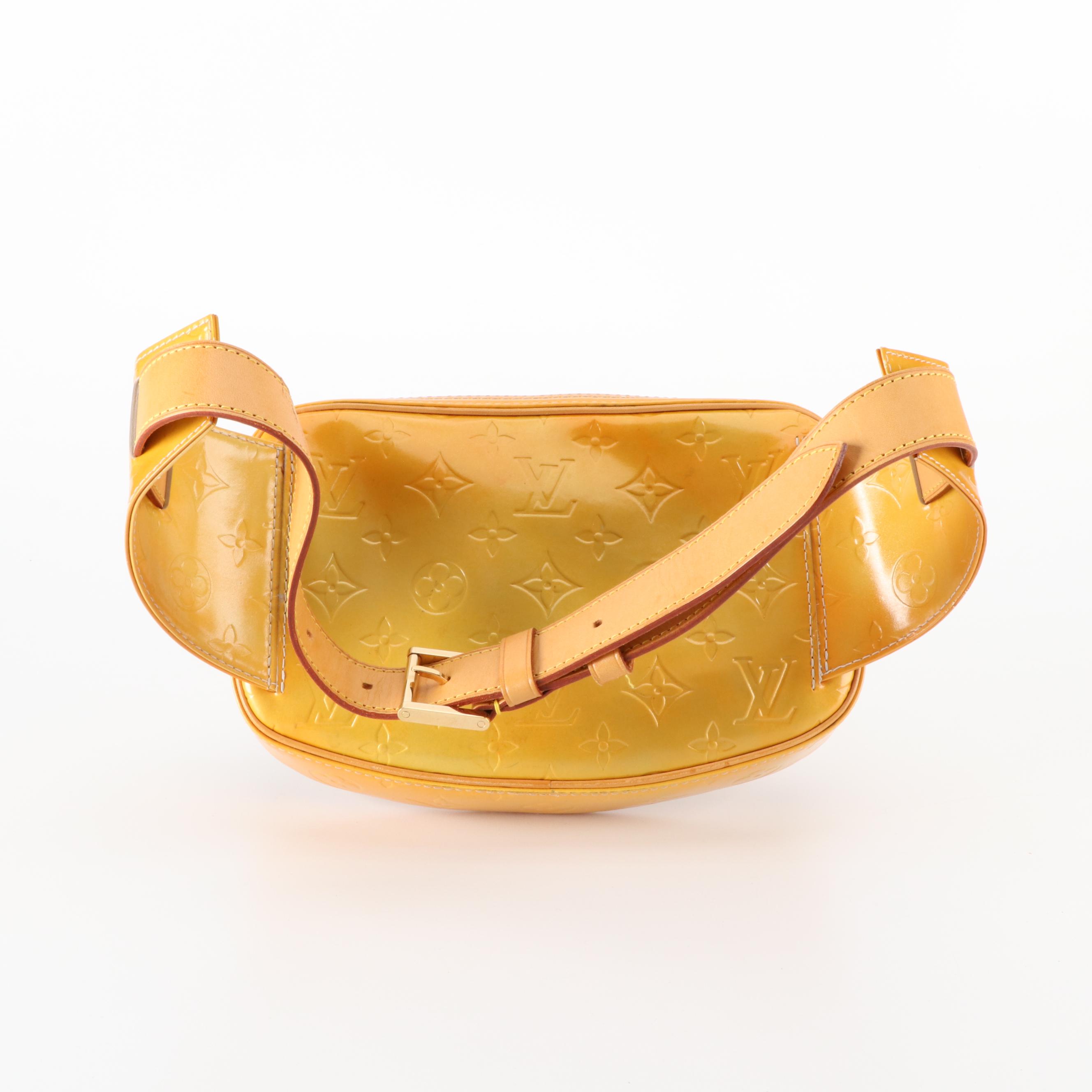 Louis Vuitton Fulton Belt Bag in Monogram Vernis and Vachetta Leather