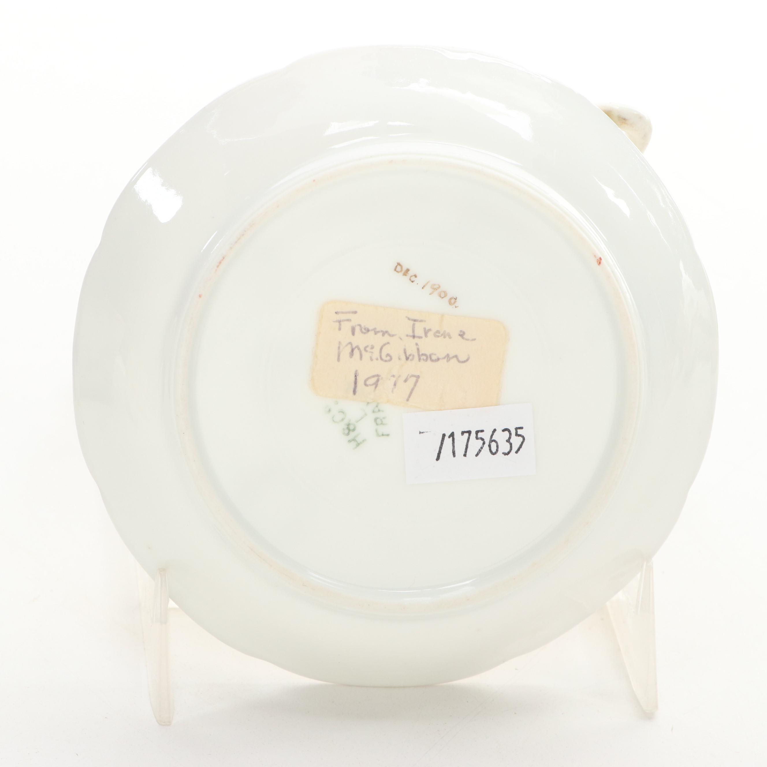 Haviland & Co. Hand-Painted Floral Motif Porcelain Demitasse Cups, circa 1900