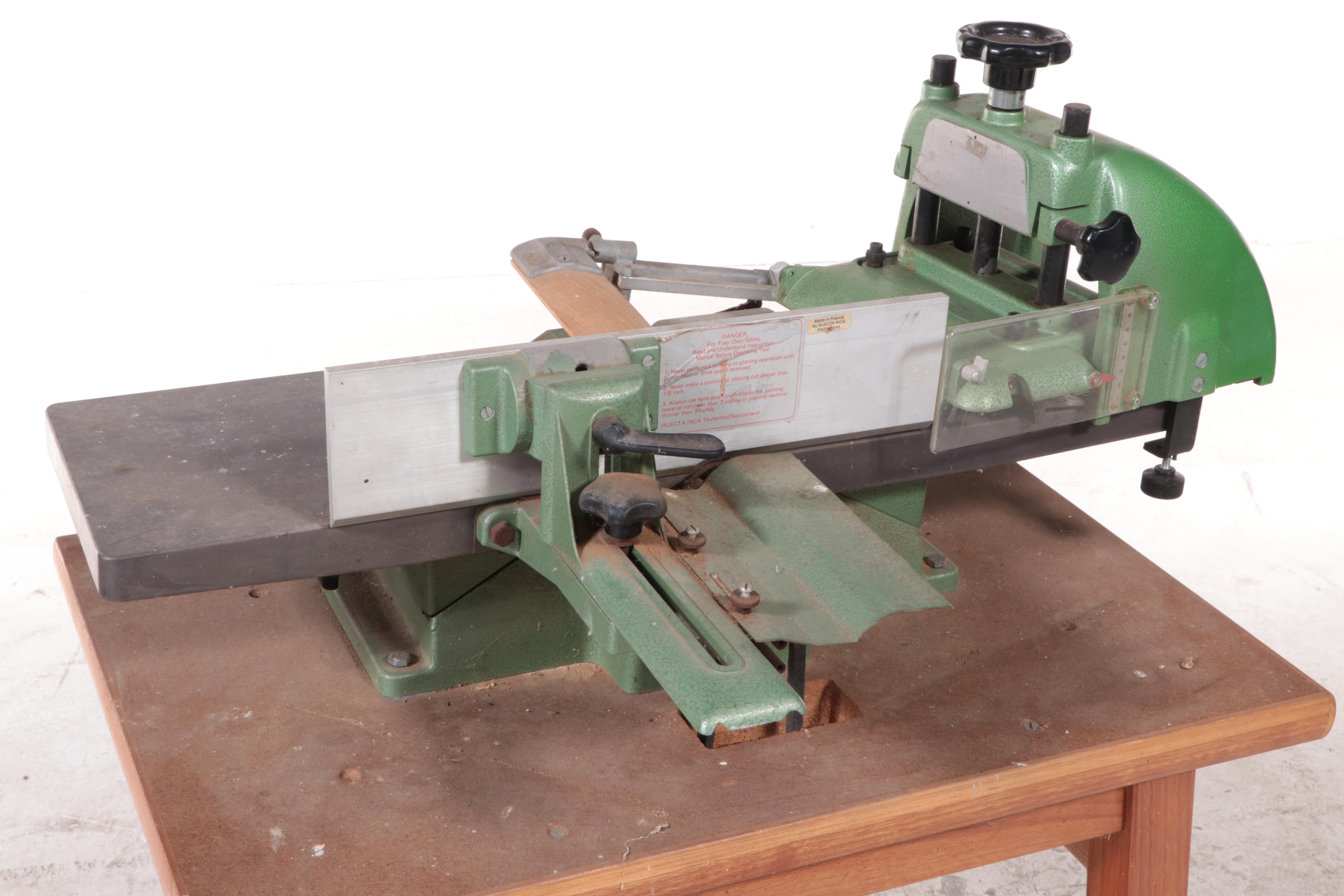 Inca Injecta Ag Swiss Planer on Bench