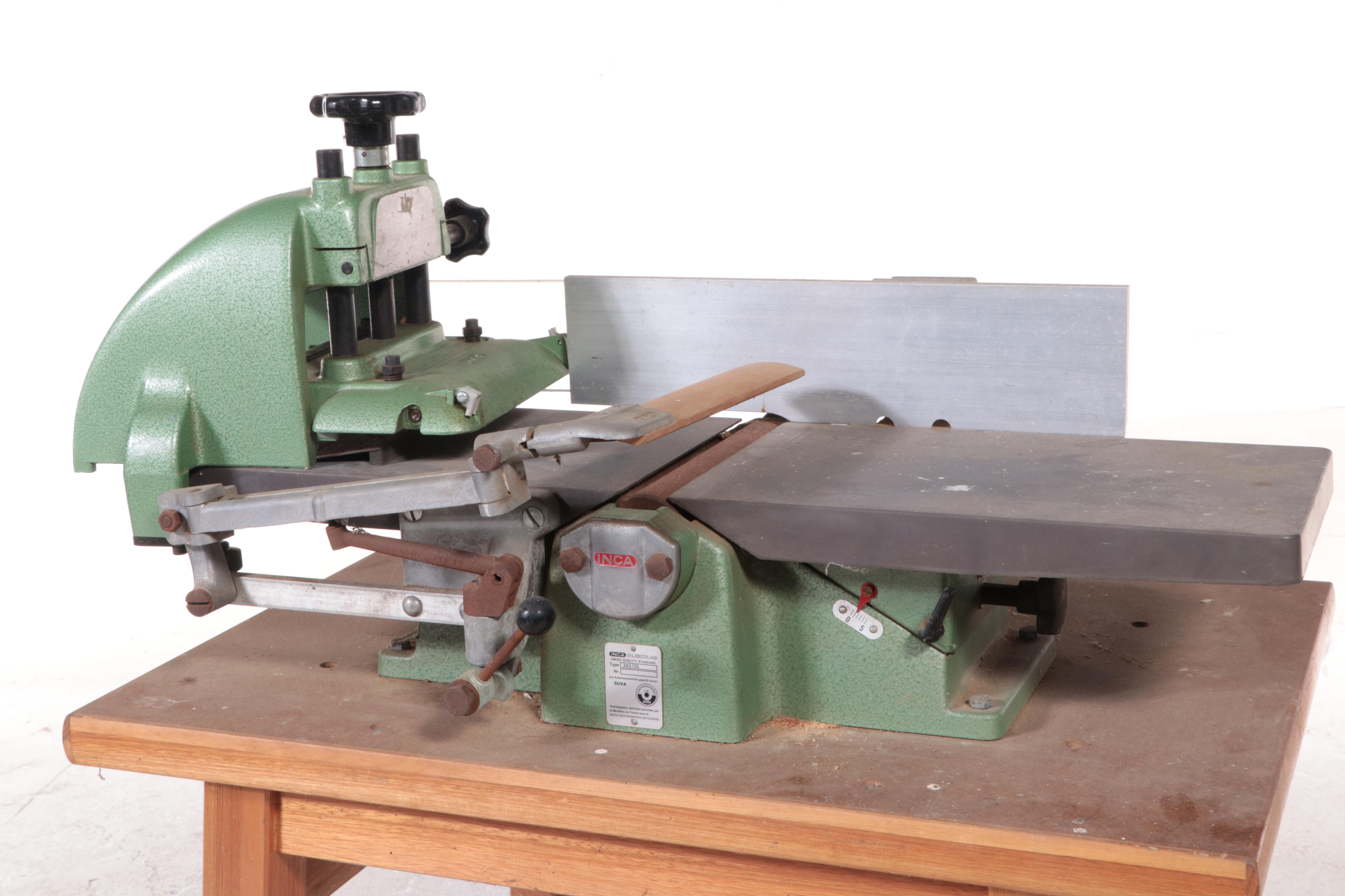 Inca Injecta Ag Swiss Planer on Bench