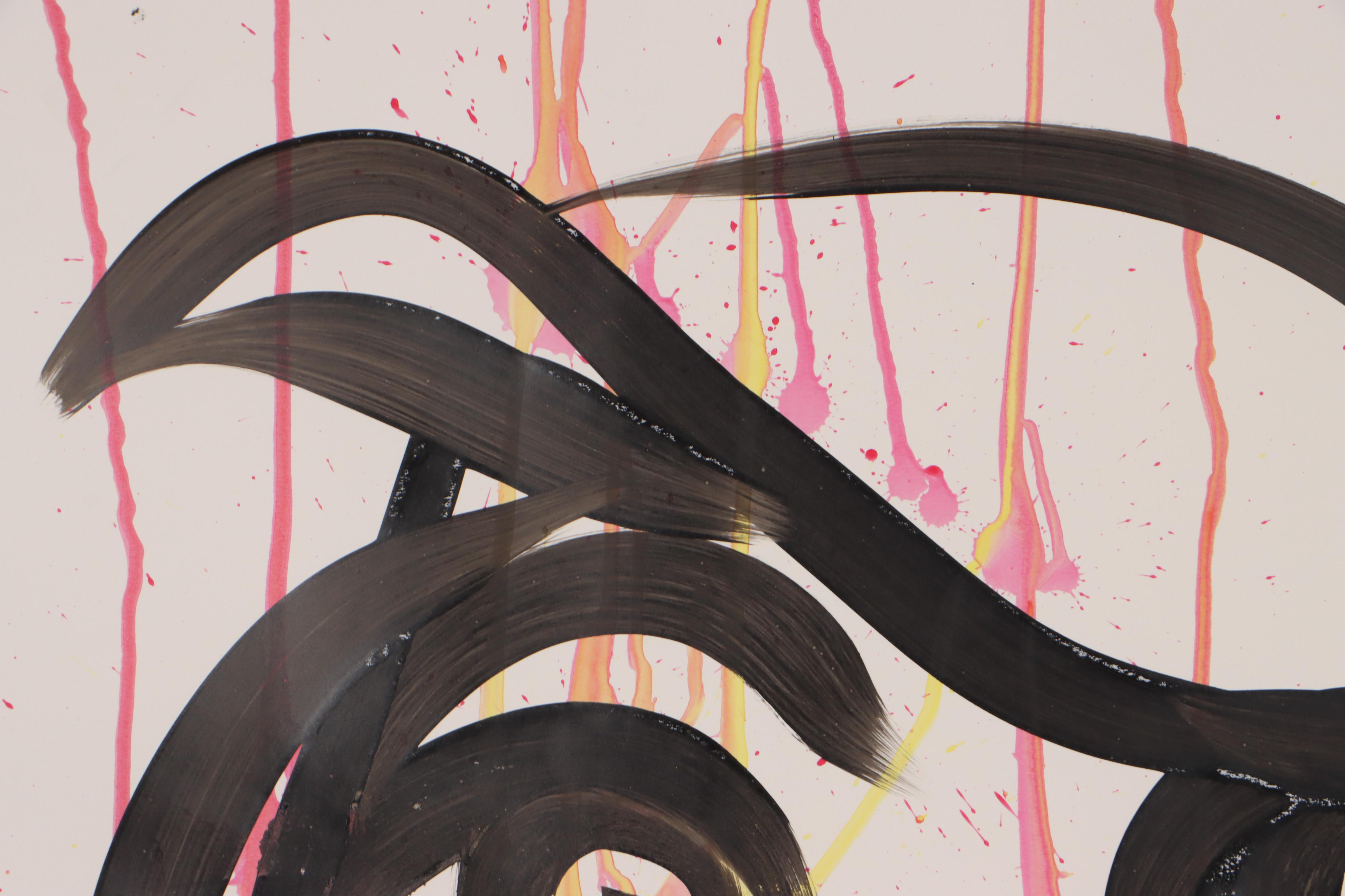 Peter Keil Abstract Portrait Acrylic Painting